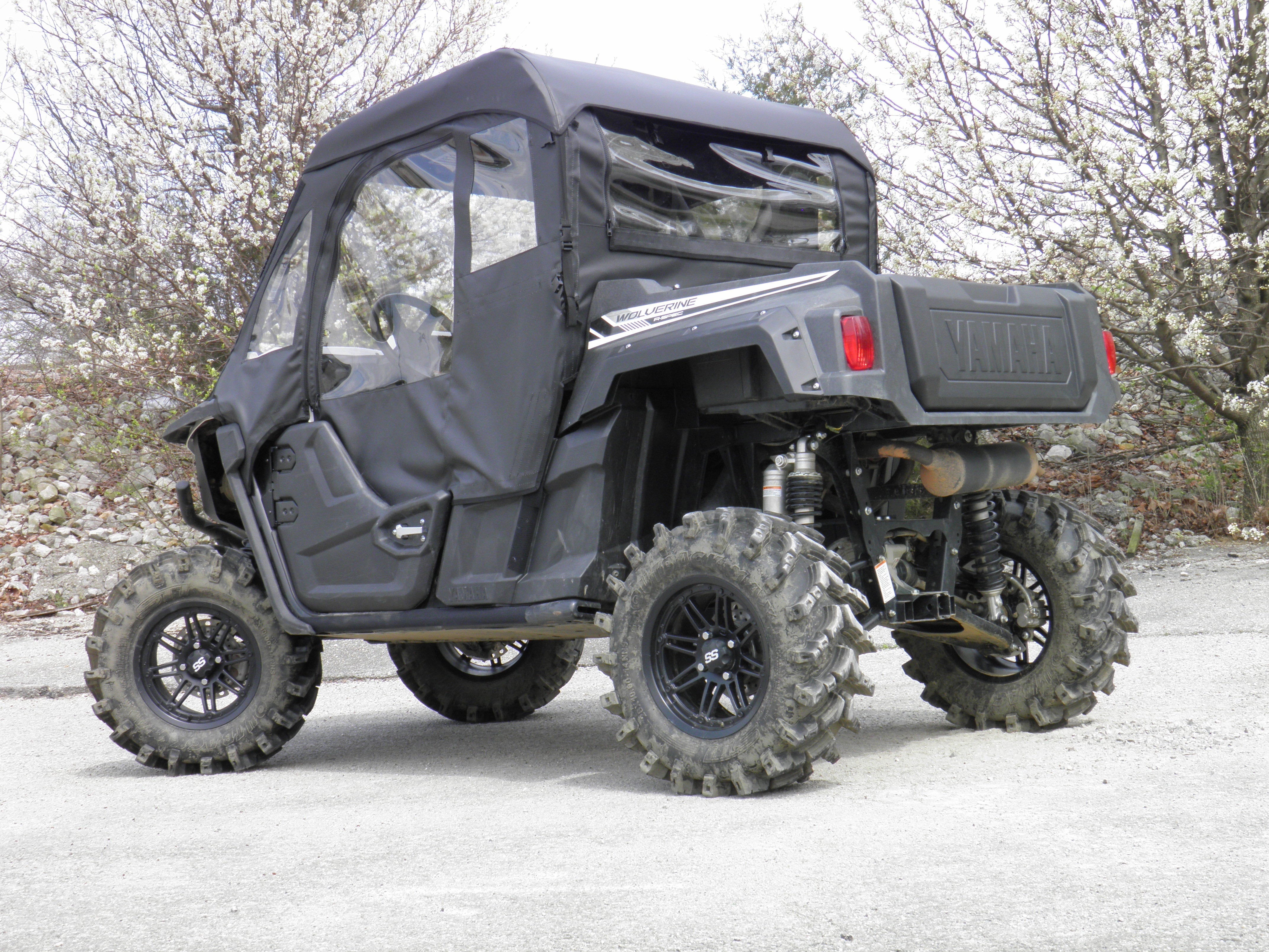 Photo of Yamaha Wolverine - Full Cab Enclosure for Hard Windshield (Half Doors) by 3 Star UTV - Premium Enclosures for UTVs / Side by Sides