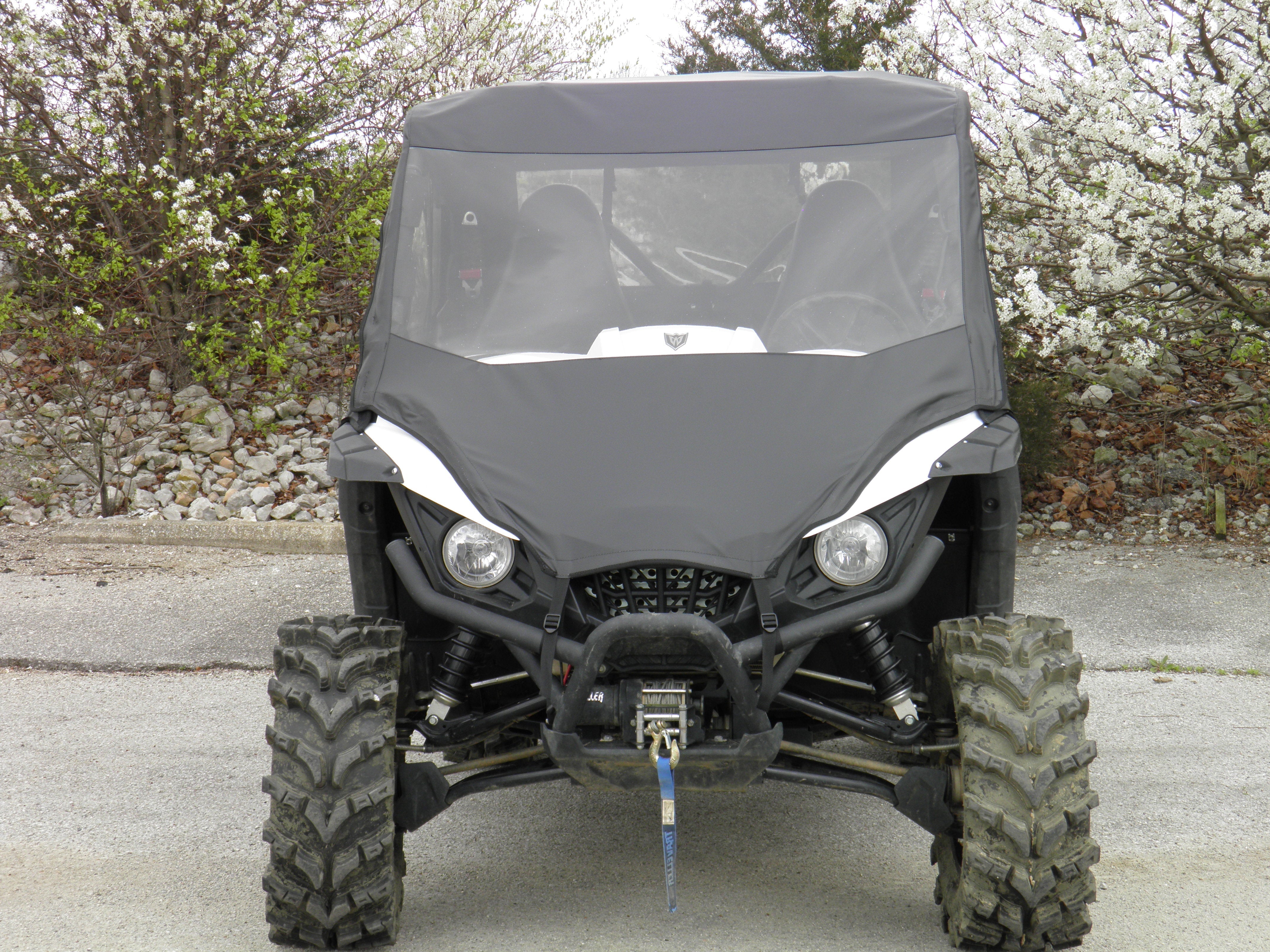 Photo of Yamaha Wolverine - Full Cab Enclosure with Vinyl Windshield (Full Doors) by 3 Star UTV - Premium Enclosures for UTVs / Side by Sides