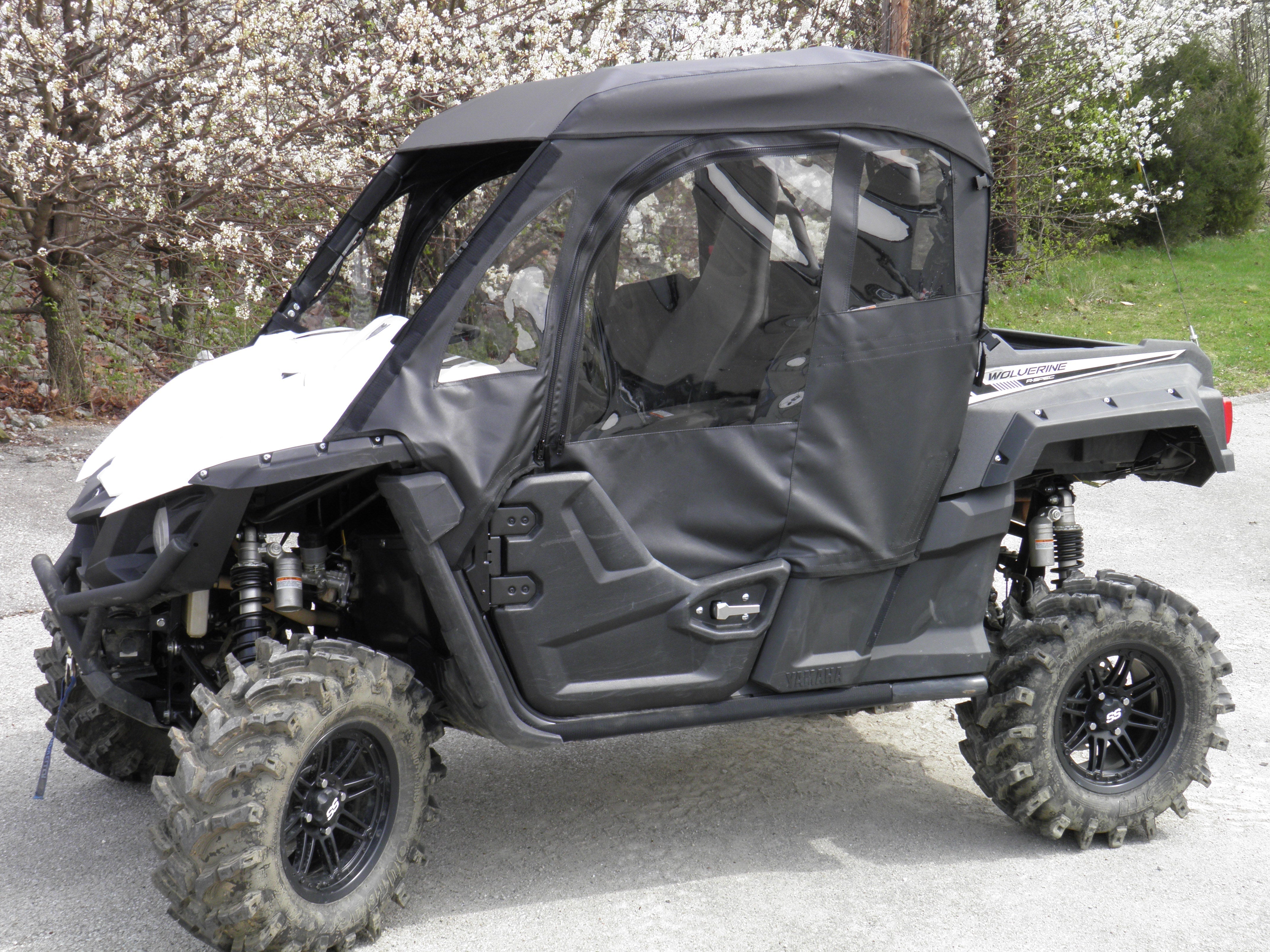 Photo of Yamaha Wolverine - Full Cab Enclosure for Hard Windshield (Half Doors) by 3 Star UTV - Premium Enclosures for UTVs / Side by Sides
