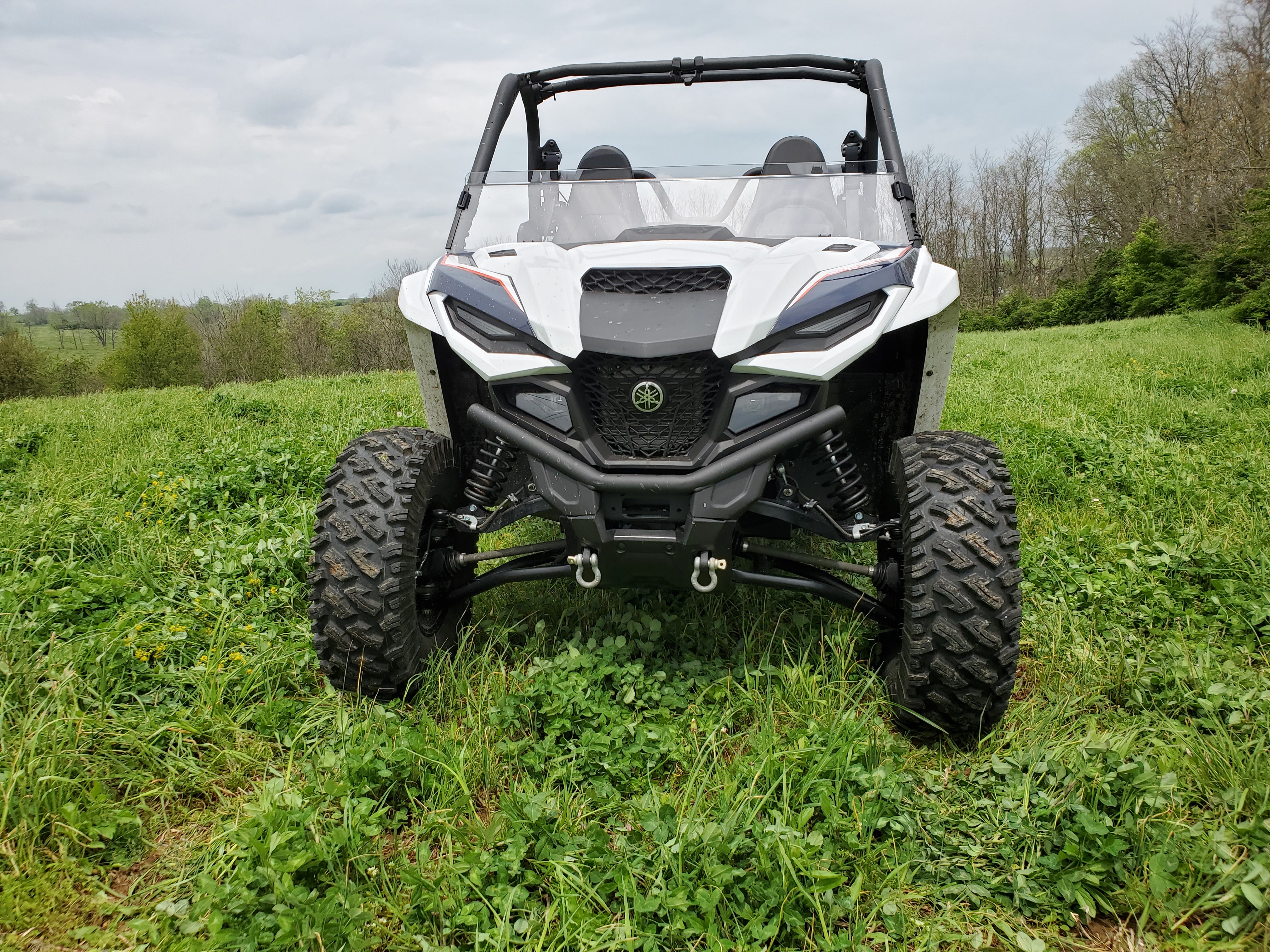 Photo of Yamaha Wolverine RMAX 1000 - Half Windshield w/Scratch Resistant Option by 3 Star UTV - Premium Windshields for UTVs / Side by Sides