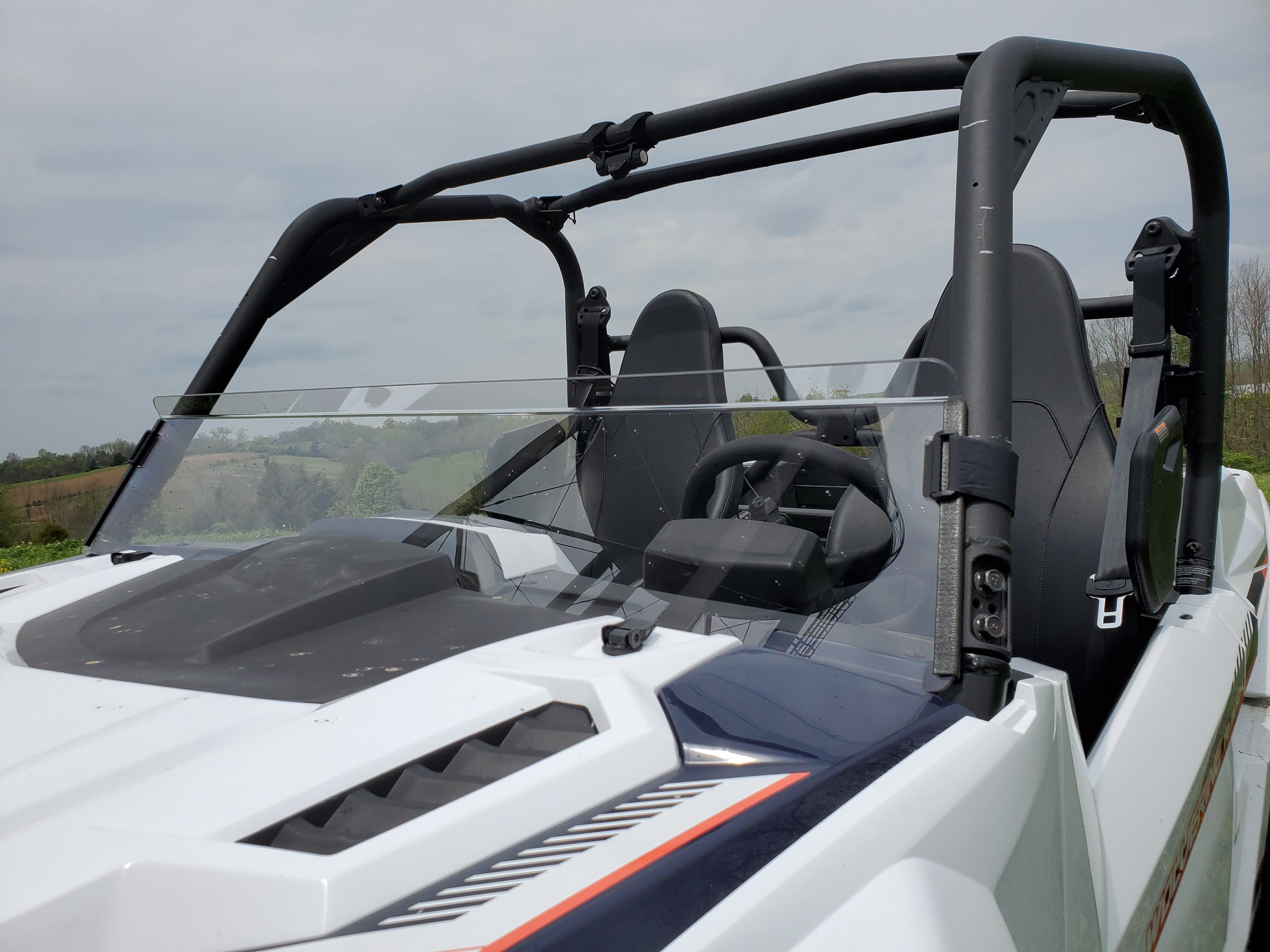 Photo of Yamaha Wolverine RMAX 4-1000 - Half Windshield w/Scratch Resistant Option by 3 Star UTV - Premium Windshields for UTVs / Side by Sides