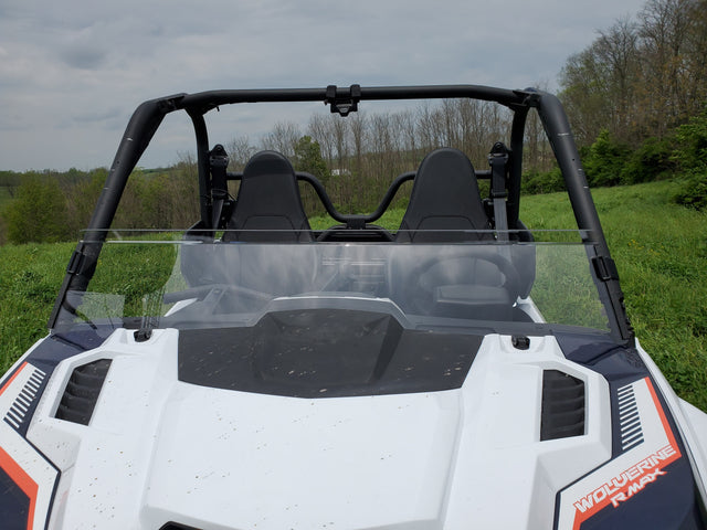 Photo of Yamaha Wolverine RMAX 4-1000 - Half Windshield w/Scratch Resistant Option by 3 Star UTV - Premium Windshields for UTVs / Side by Sides
