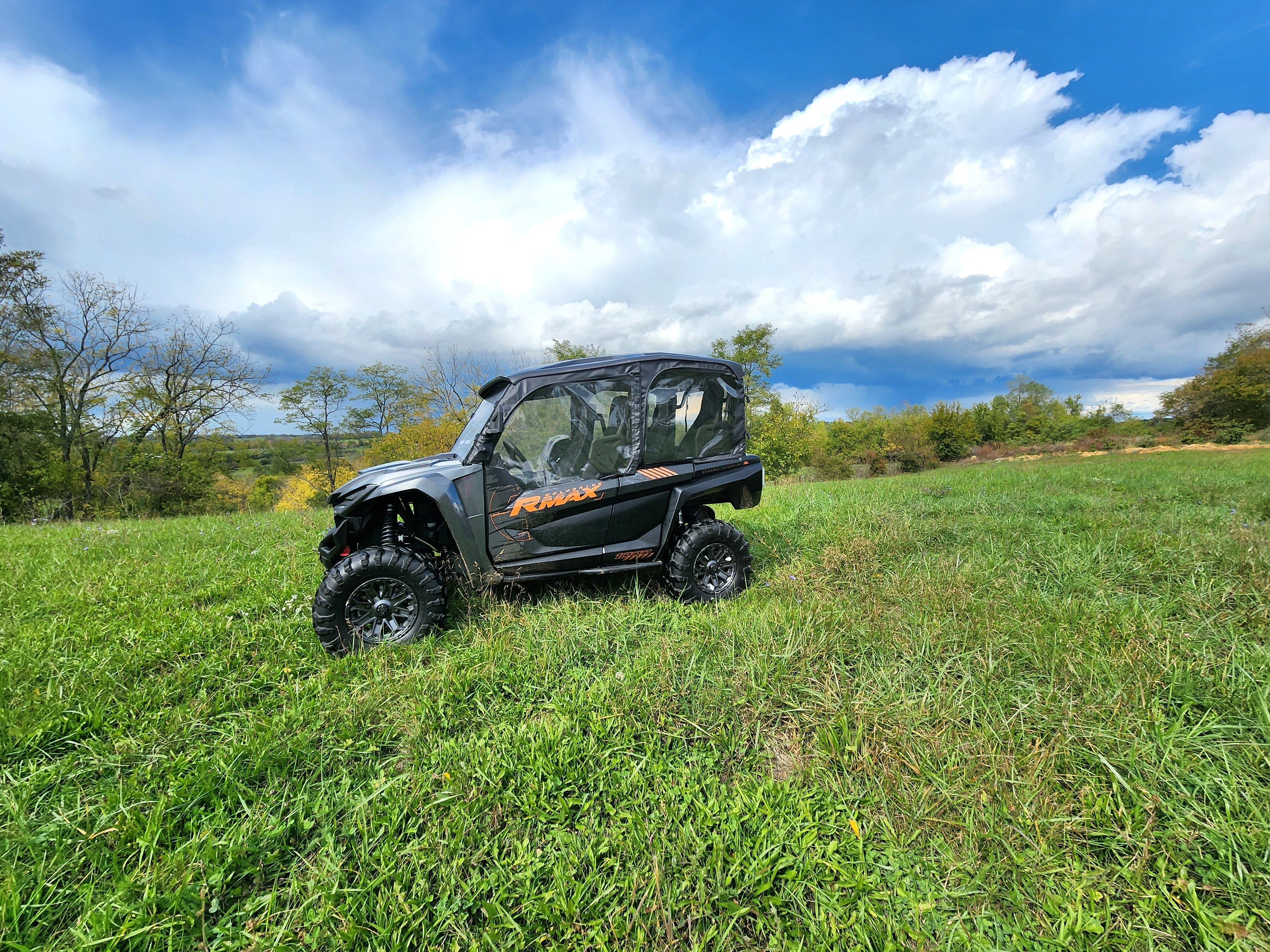 Photo of Yamaha Wolverine RMAX 4-1000 - Upper Doors by 3 Star UTV - Premium Enclosures for UTVs / Side by Sides