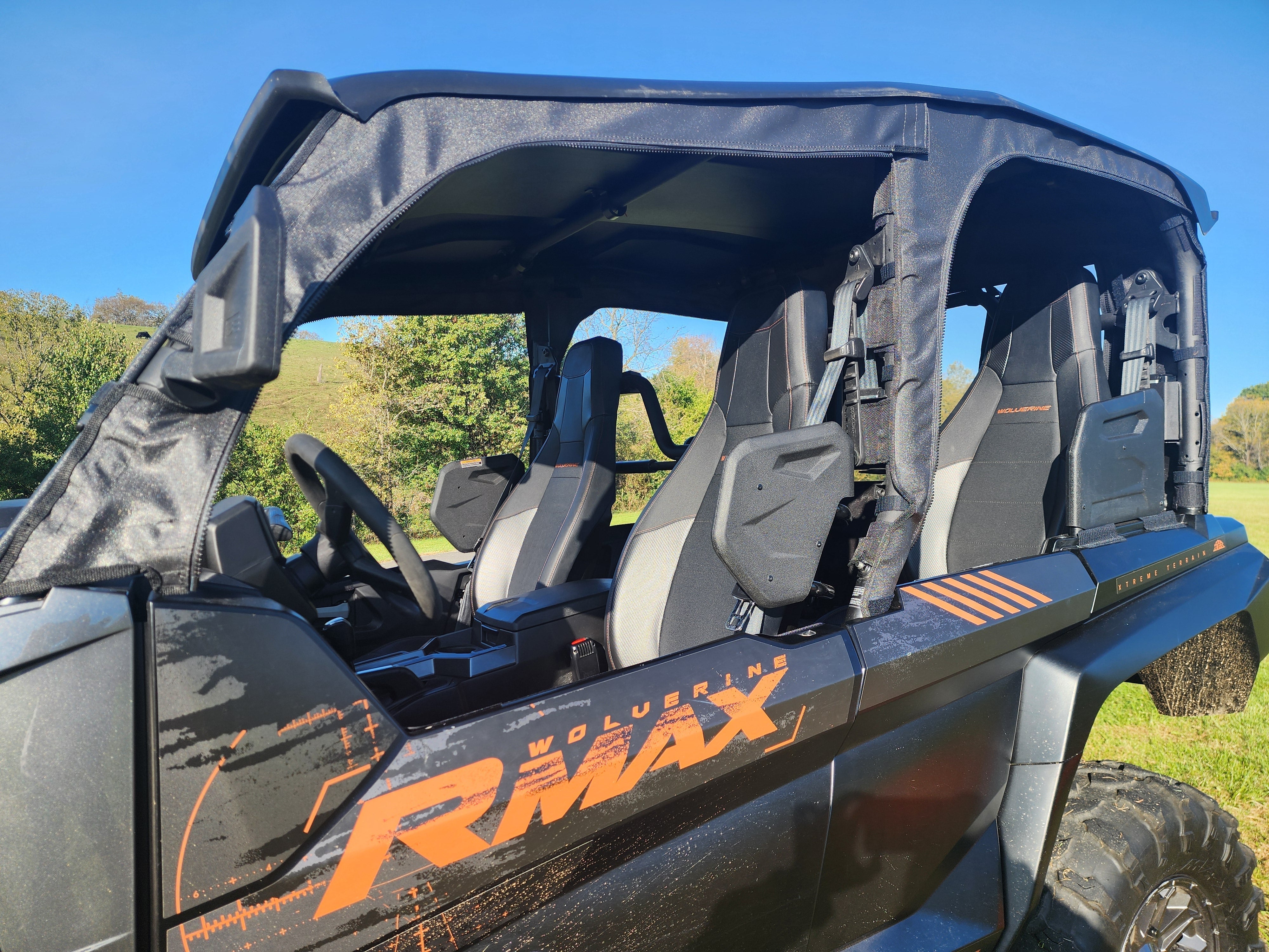 Photo of Yamaha Wolverine RMAX 4-1000 - Upper Doors by 3 Star UTV - Premium Enclosures for UTVs / Side by Sides