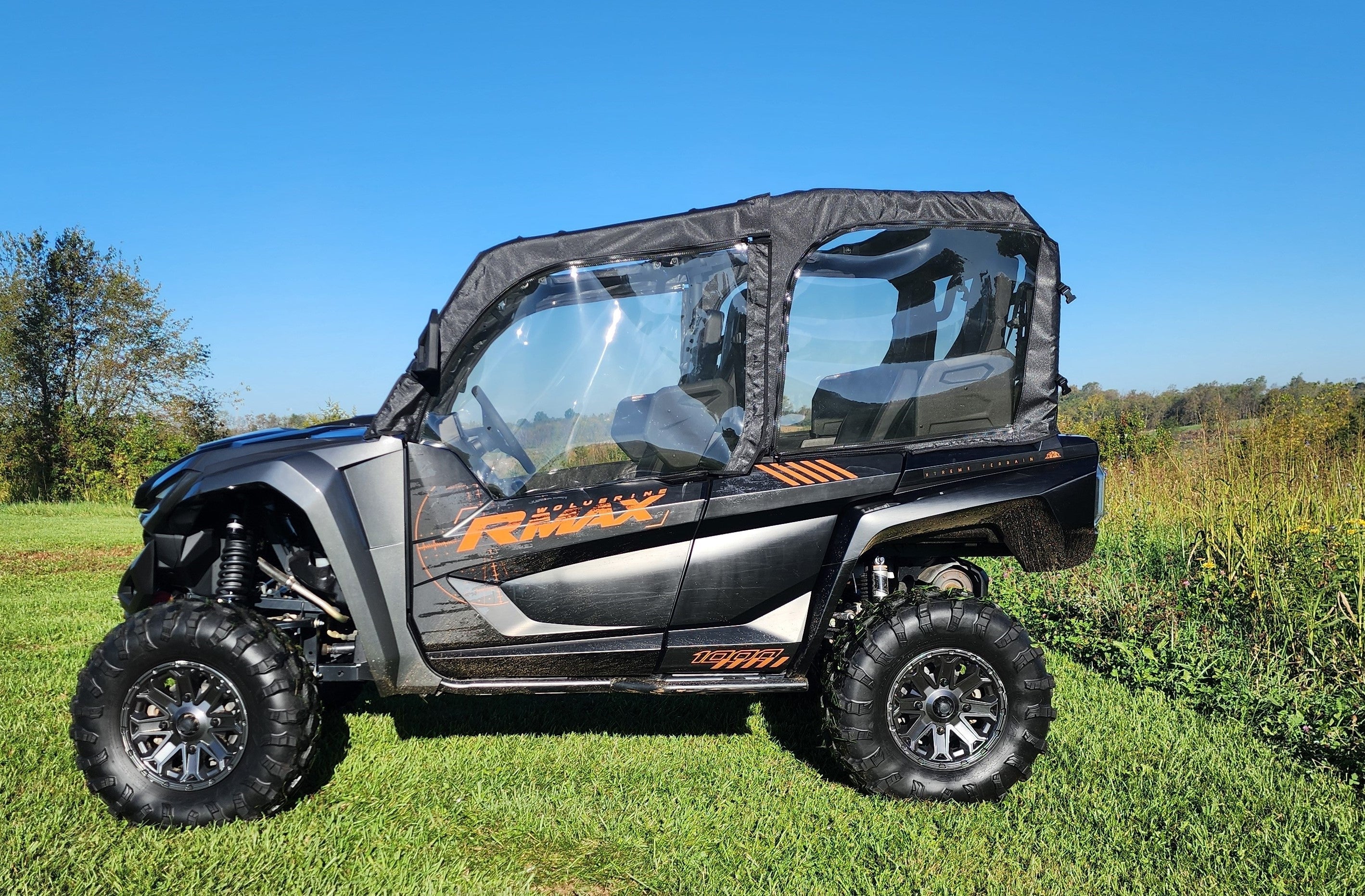 Photo of Yamaha Wolverine RMAX 4-1000 - Upper Doors by 3 Star UTV - Premium Enclosures for UTVs / Side by Sides