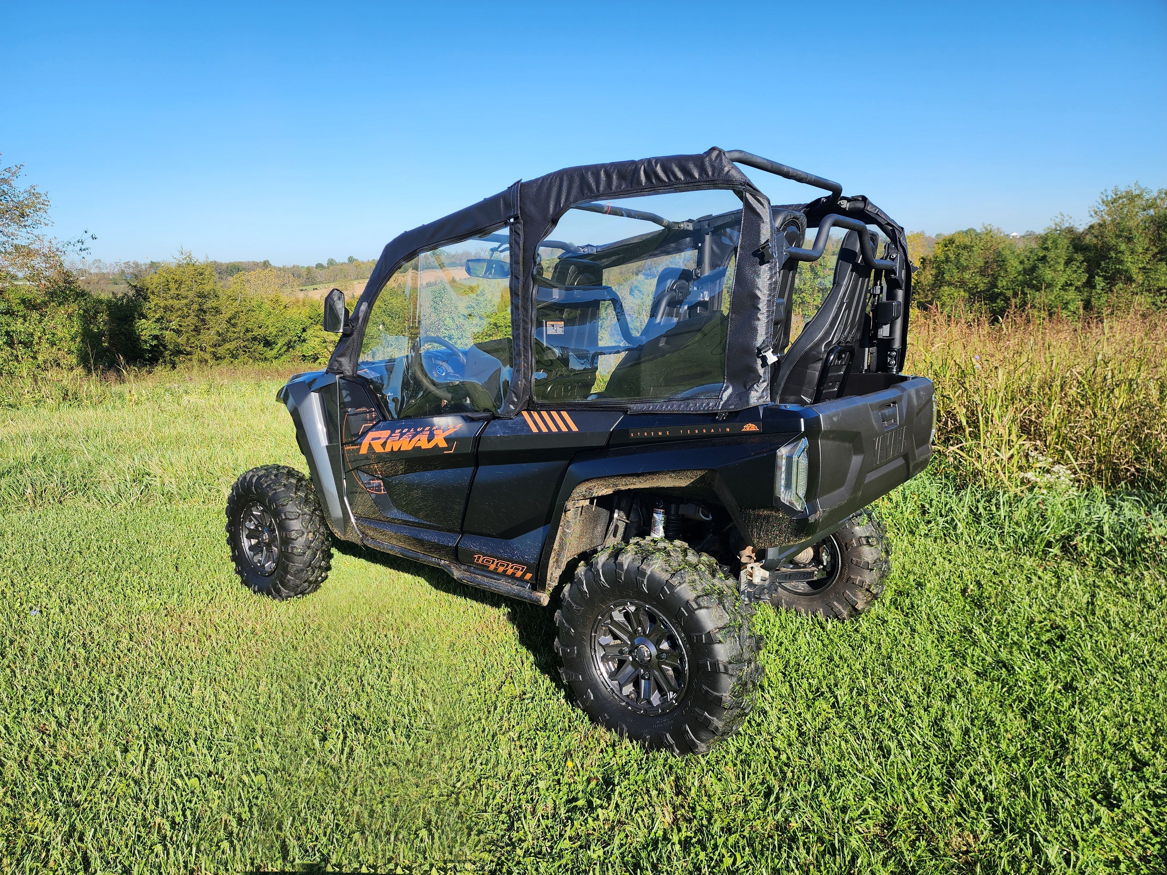 Photo of Yamaha Wolverine RMAX 4-1000 - Upper Doors by 3 Star UTV - Premium Enclosures for UTVs / Side by Sides