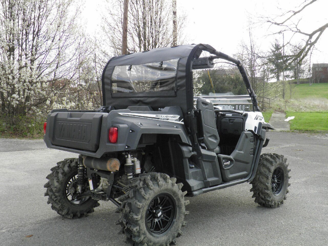 Photo of Yamaha Wolverine - Soft Back Panel by 3 Star UTV - Premium Enclosures for UTVs / Side by Sides