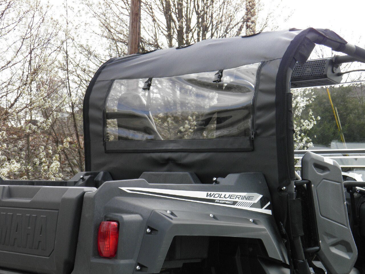 Photo of Yamaha Wolverine - Soft Back Panel by 3 Star UTV - Premium Enclosures for UTVs / Side by Sides