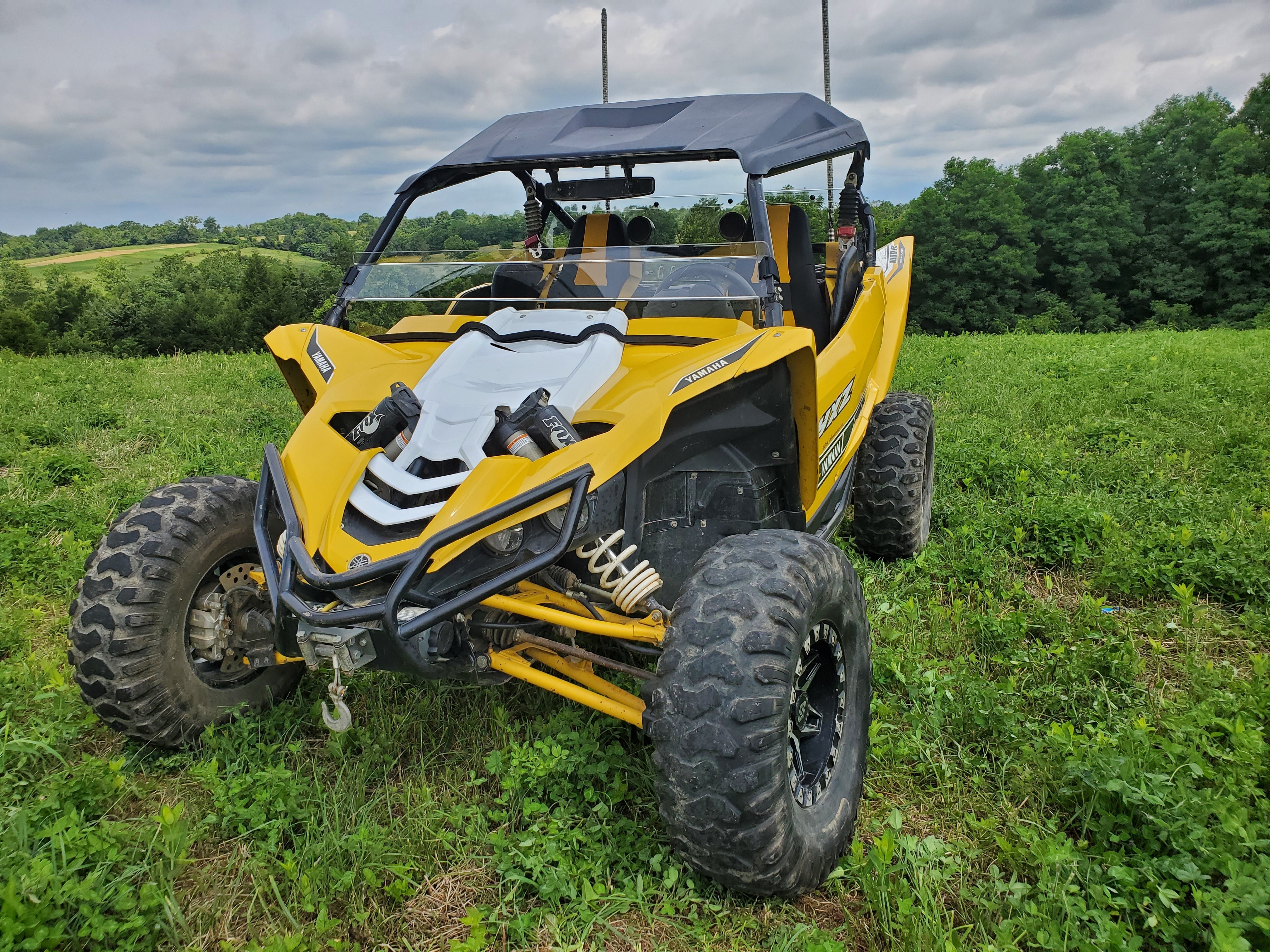 Photo of Yamaha YXZ 2016-2018 - Half Windshield w/Scratch Resistant Option by 3 Star UTV - Premium Windshields for UTVs / Side by Sides