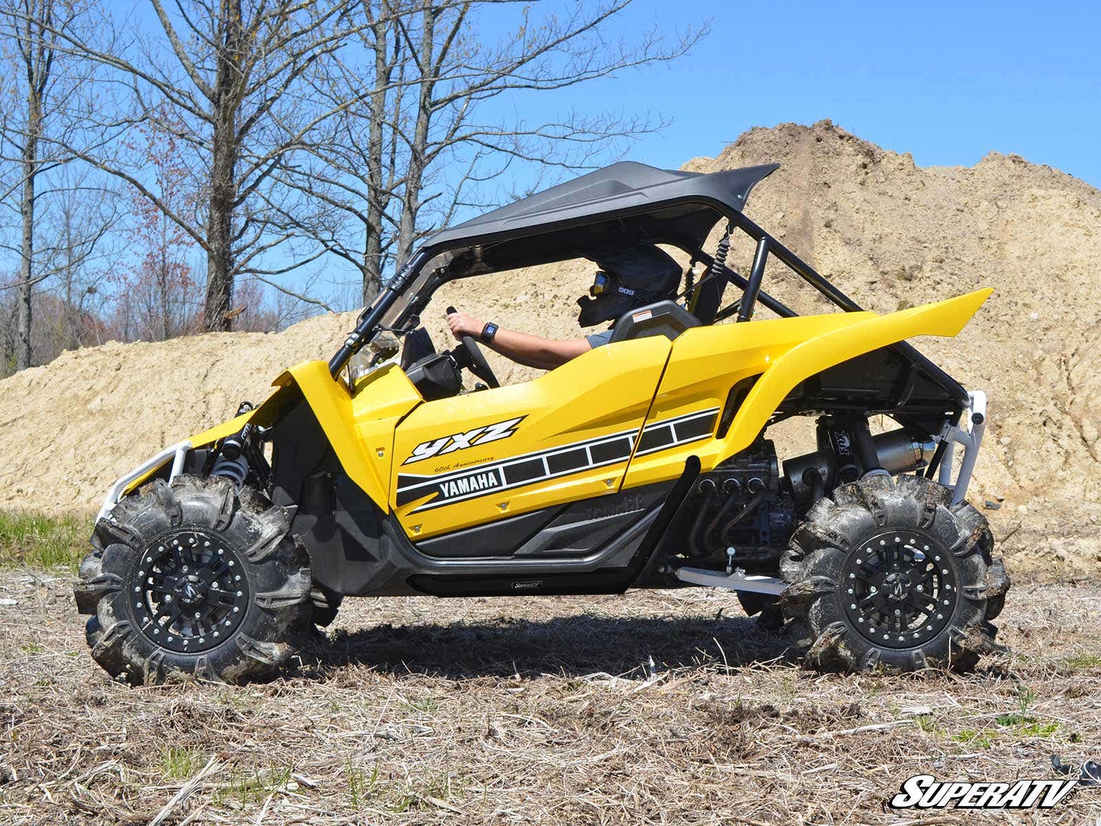 Photo of SuperATV Yamaha YXZ Heavy Duty Nerf Bars by SuperATV - Premium Nerf Bars for UTVs / Side by Sides