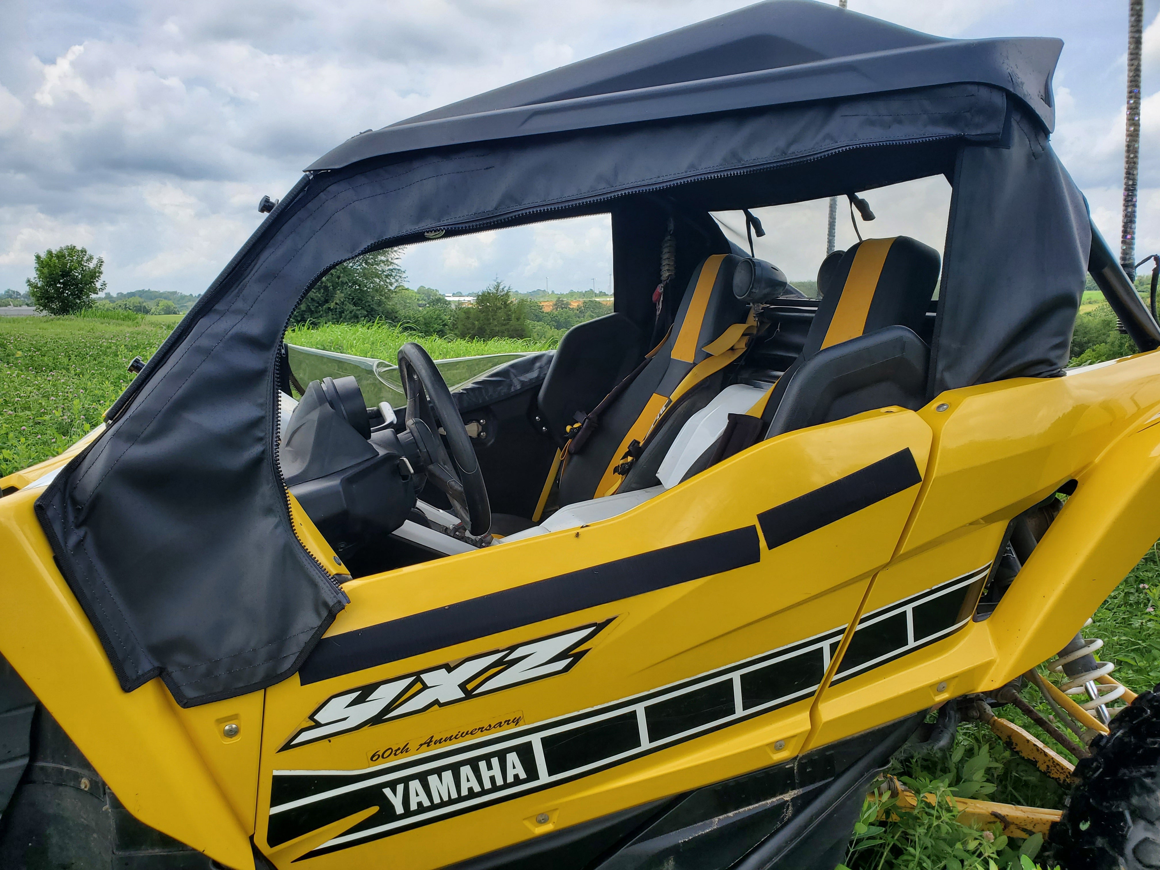 Photo of Yamaha YXZ 2016-2018 - Soft Doors by 3 Star UTV - Premium Enclosures for UTVs / Side by Sides