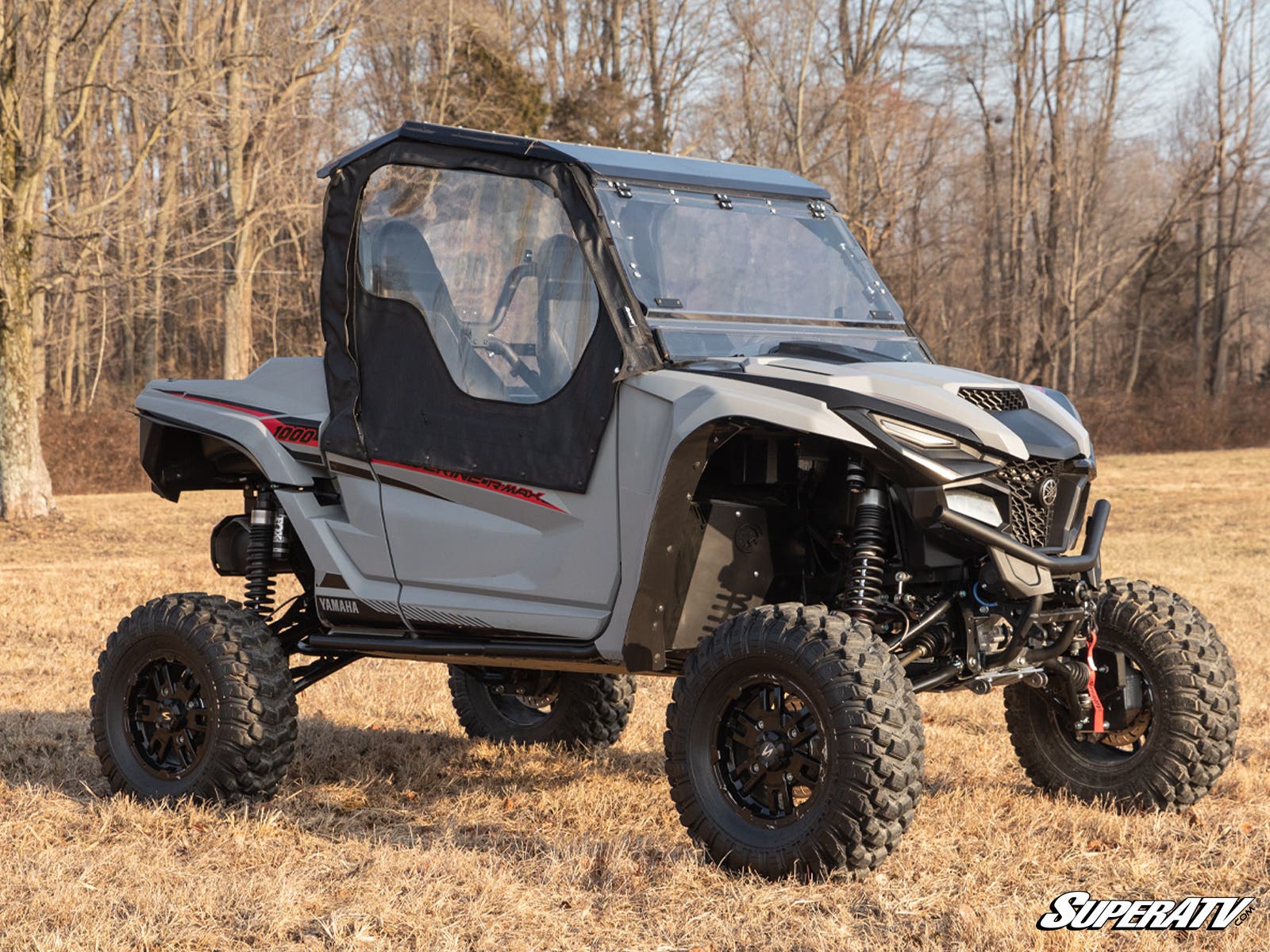Photo of SuperATV Yamaha Wolverine RMAX 1000 Primal Soft Cab Enclosure Upper Doors by SuperATV - Premium Cab Enclosures for UTVs / Side by Sides
