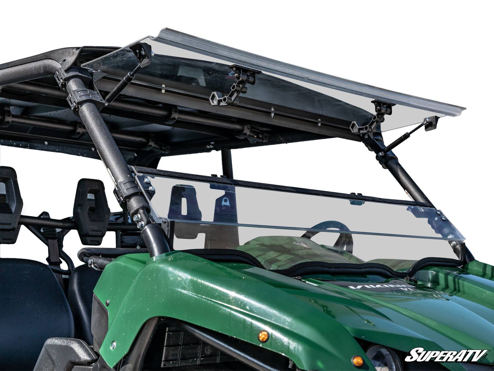 Photo of SuperATV Yamaha Viking Scratch Resistant Flip Windshield by SuperATV - Premium Windshields for UTVs / Side by Sides
