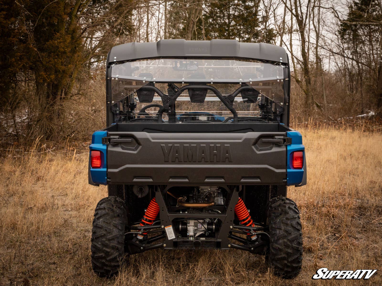 Photo of SuperATV Yamaha Viking Rear Windshield by SuperATV - Premium Windshields for UTVs / Side by Sides