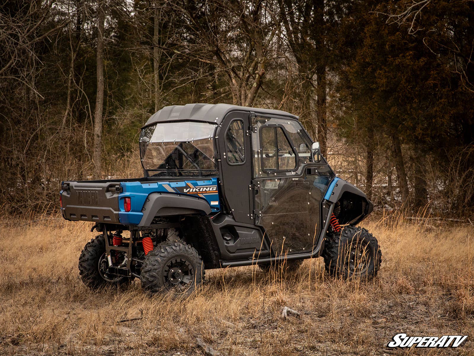 Photo of SuperATV Yamaha Viking Rear Windshield by SuperATV - Premium Windshields for UTVs / Side by Sides