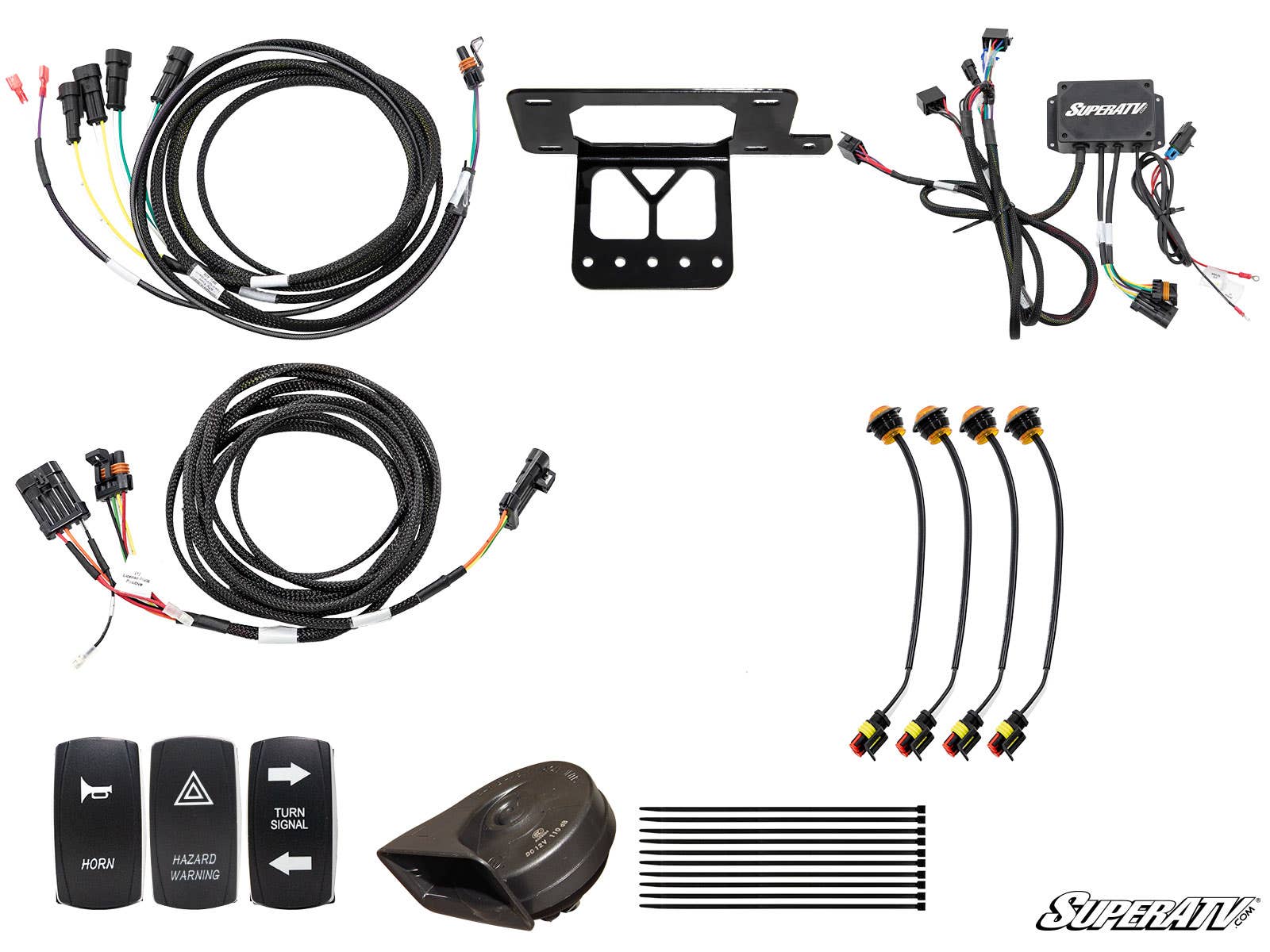 Photo of SuperATV Yamaha Viking Deluxe Plug & Play Turn Signal Kit by SuperATV - Premium Street Legal Kits for UTVs / Side by Sides