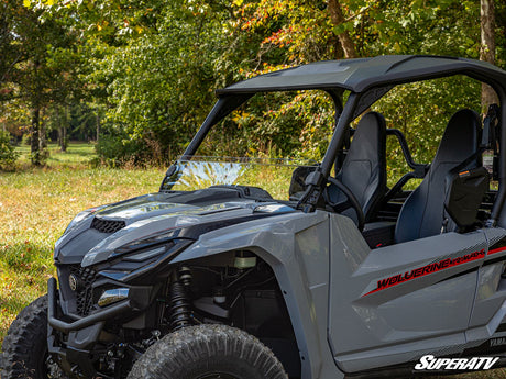 Photo of SuperATV Yamaha Wolverine X4 850 Half Windshield by SuperATV - Premium Windshields for UTVs / Side by Sides