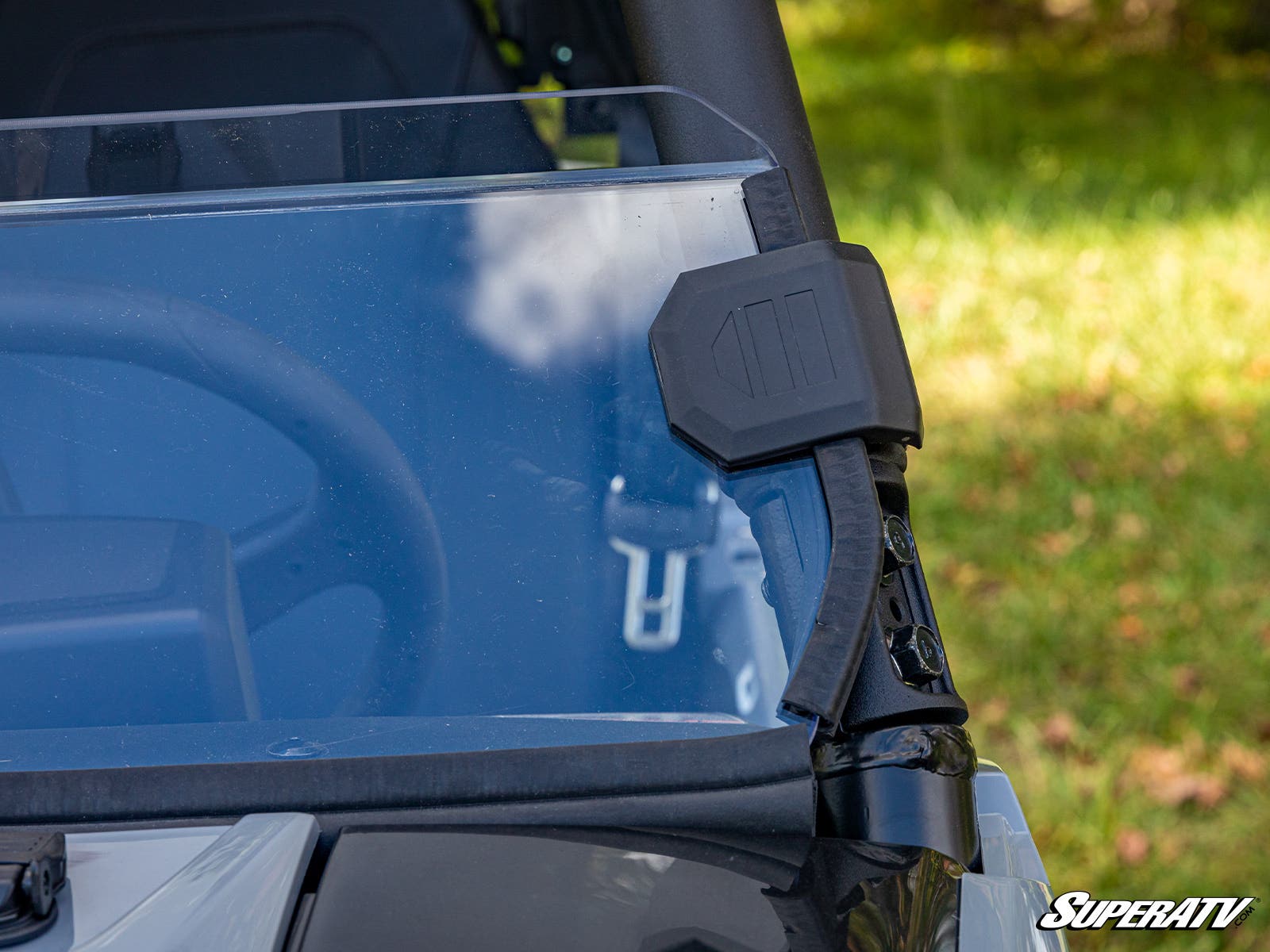 Photo of SuperATV Yamaha Wolverine RMAX 1000 Half Windshield by SuperATV - Premium Windshields for UTVs / Side by Sides
