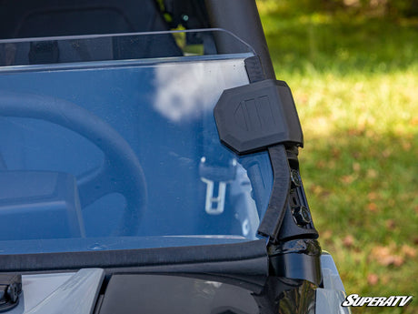 Photo of SuperATV Yamaha Wolverine RMAX 1000 Half Windshield by SuperATV - Premium Windshields for UTVs / Side by Sides