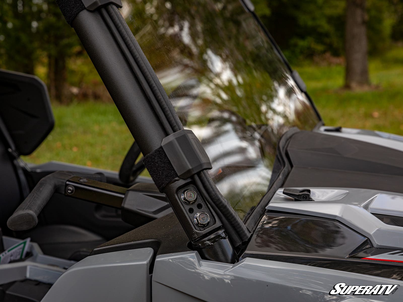 Photo of SuperATV Yamaha Wolverine RMAX 1000 Scratch Resistant Full Windshield by SuperATV - Premium Windshields for UTVs / Side by Sides