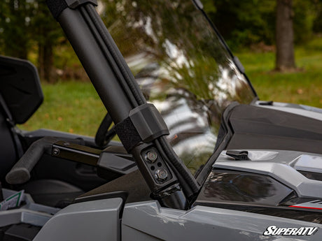 Photo of SuperATV Yamaha Wolverine RMAX 1000 Scratch Resistant Full Windshield by SuperATV - Premium Windshields for UTVs / Side by Sides