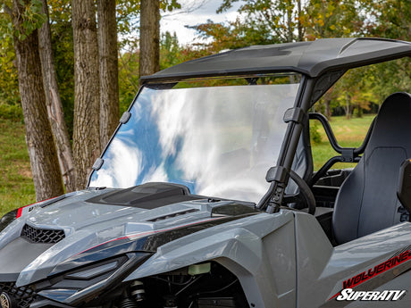 Photo of SuperATV Yamaha Wolverine RMAX 1000 Scratch Resistant Full Windshield by SuperATV - Premium Windshields for UTVs / Side by Sides