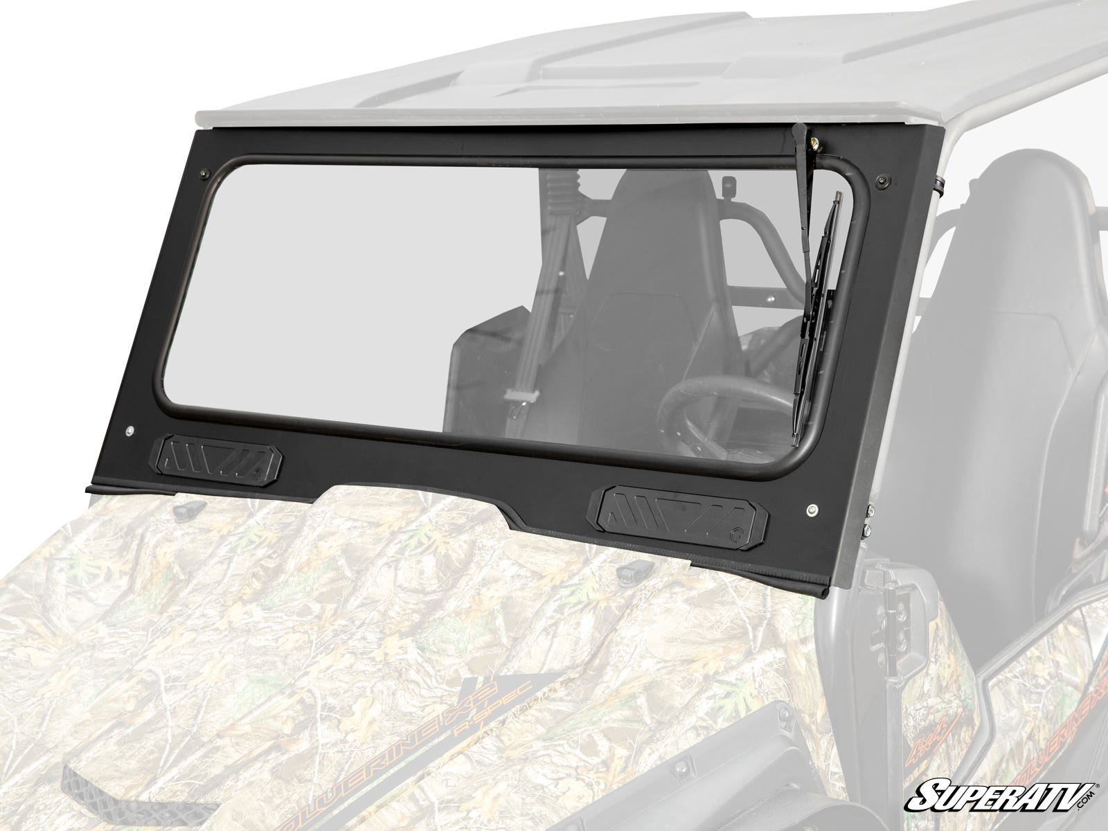 Photo of SuperATV Yamaha Wolverine X2/X4 Glass Windshield by SuperATV - Premium Windshields for UTVs / Side by Sides