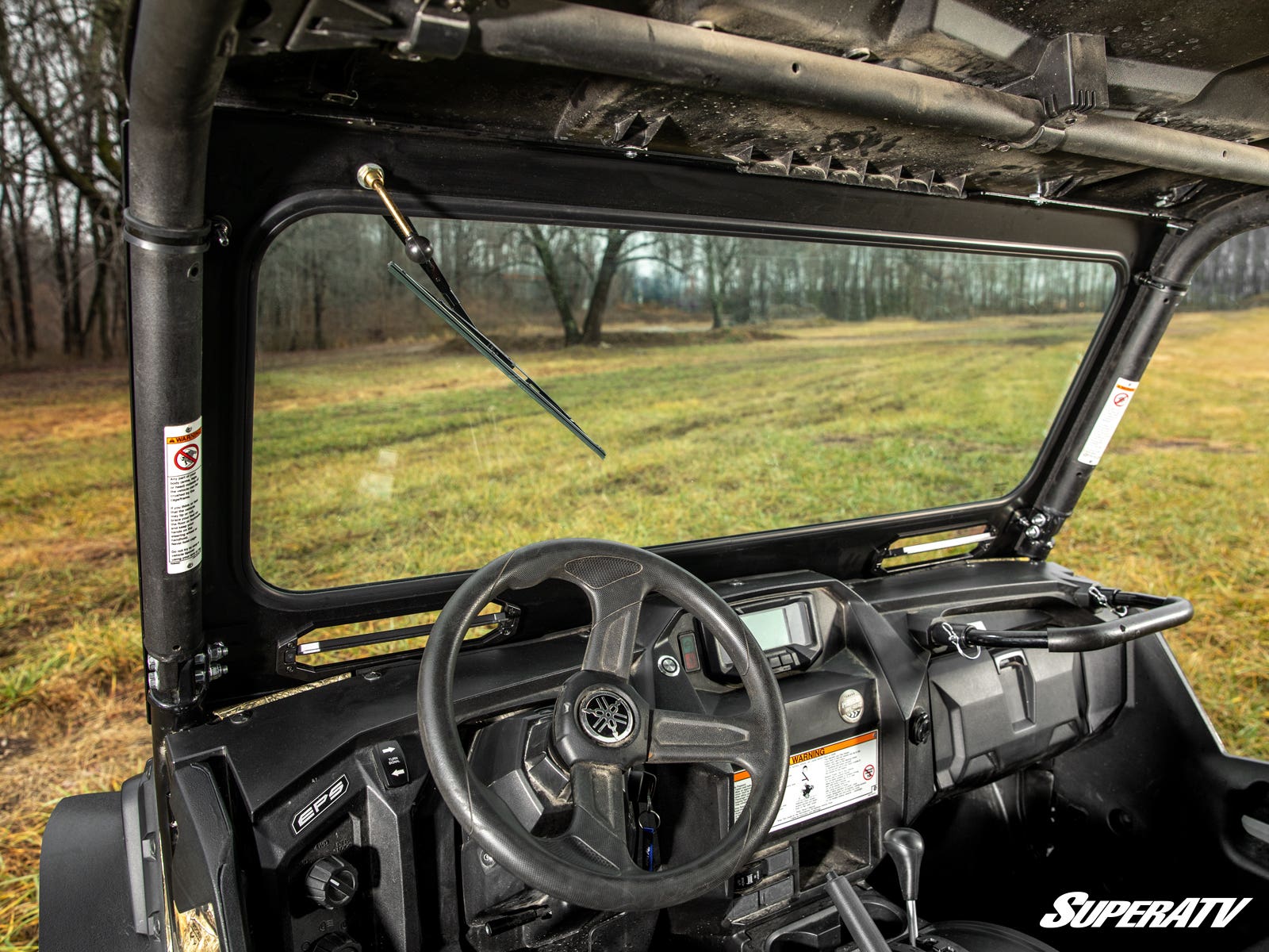 Photo of SuperATV Yamaha Wolverine X2/X4 Glass Windshield by SuperATV - Premium Windshields for UTVs / Side by Sides