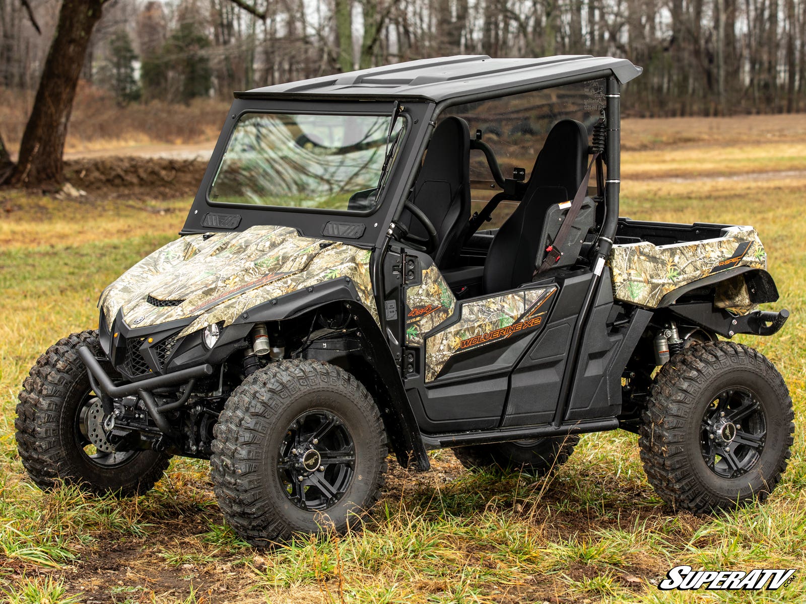 Photo of SuperATV Yamaha Wolverine X2/X4 Glass Windshield by SuperATV - Premium Windshields for UTVs / Side by Sides