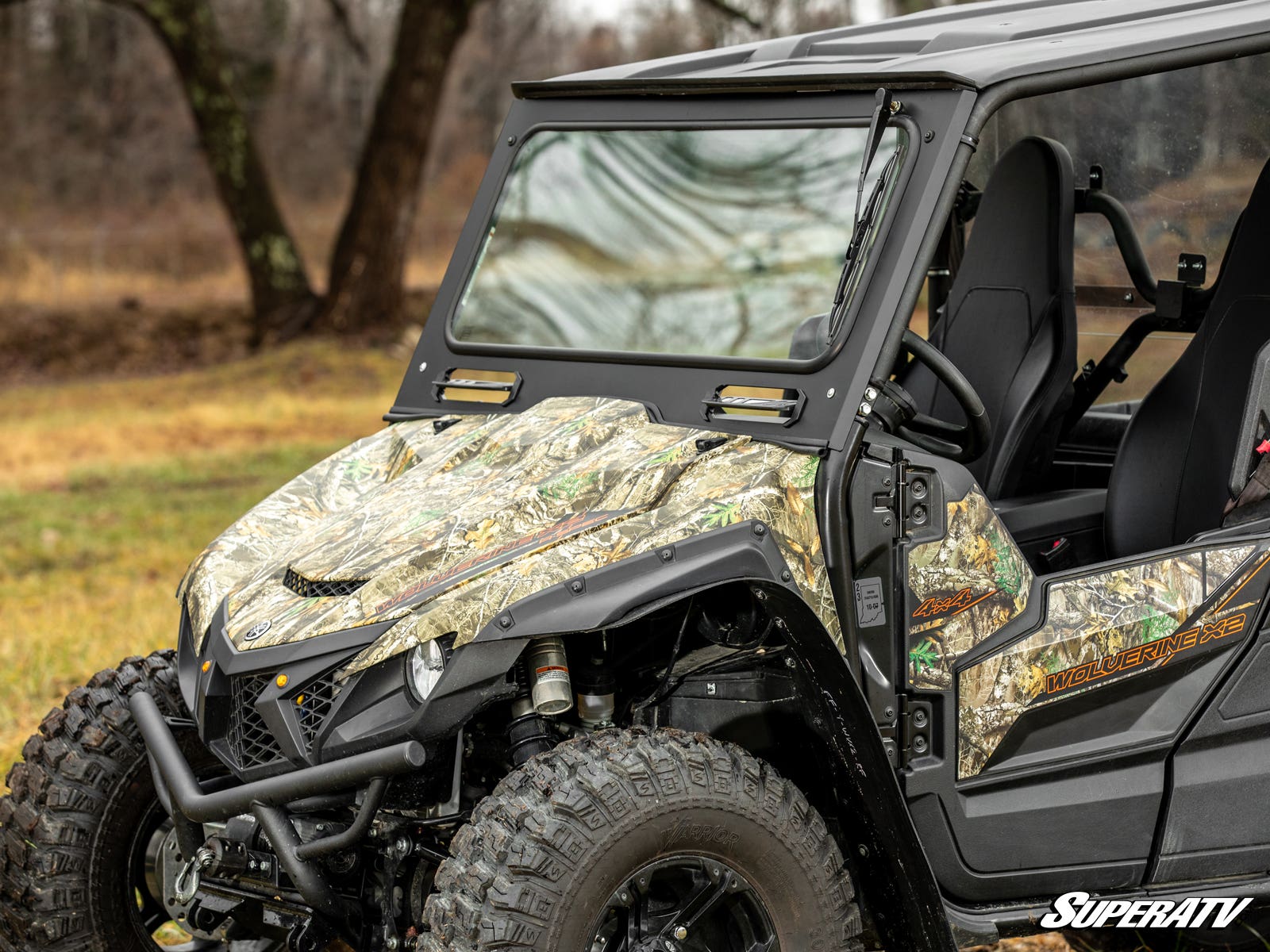 Photo of SuperATV Yamaha Wolverine X2/X4 Glass Windshield by SuperATV - Premium Windshields for UTVs / Side by Sides
