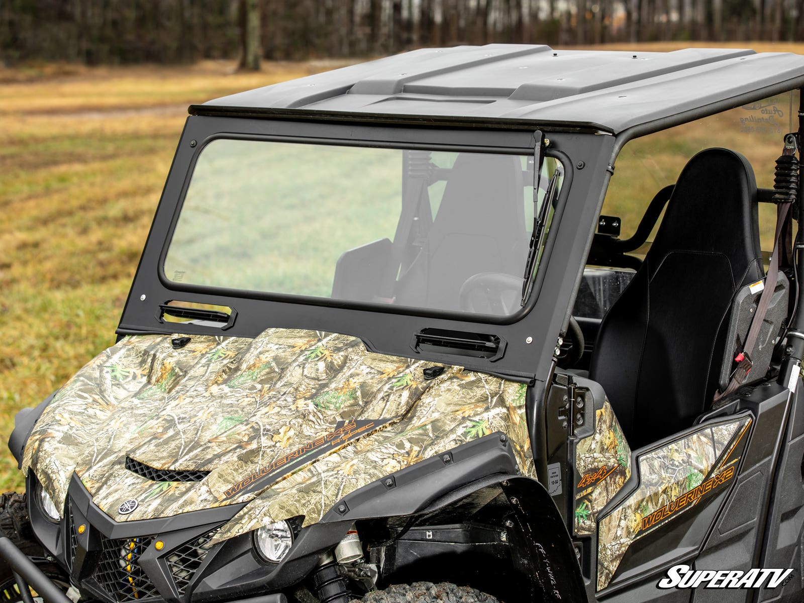 Photo of SuperATV Yamaha Wolverine X2/X4 Glass Windshield by SuperATV - Premium Windshields for UTVs / Side by Sides