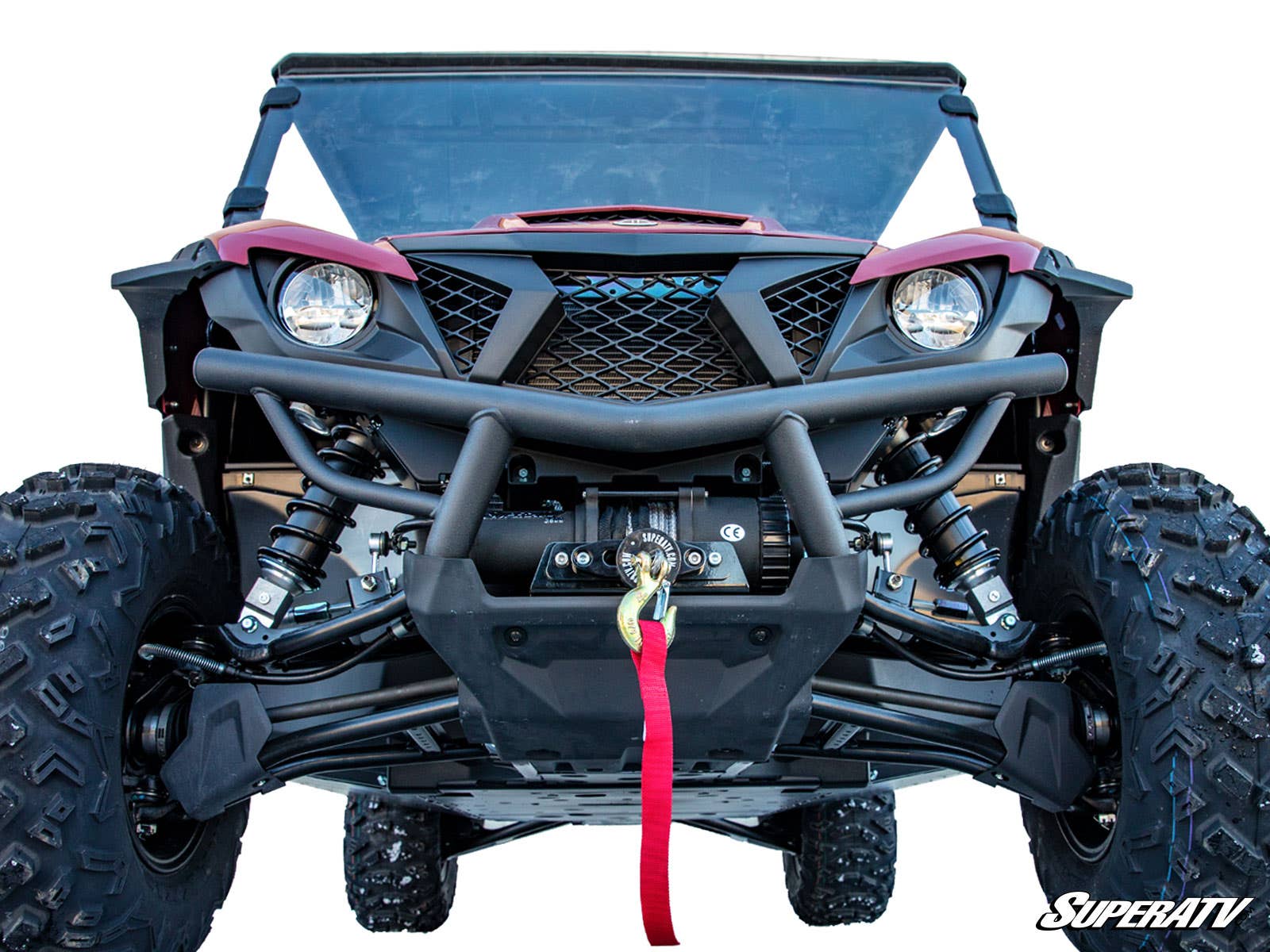 Photo of SuperATV Yamaha Wolverine X2 850 Winch Mounting Plate by SuperATV - Premium Winches & Winch Mounts for UTVs / Side by Sides