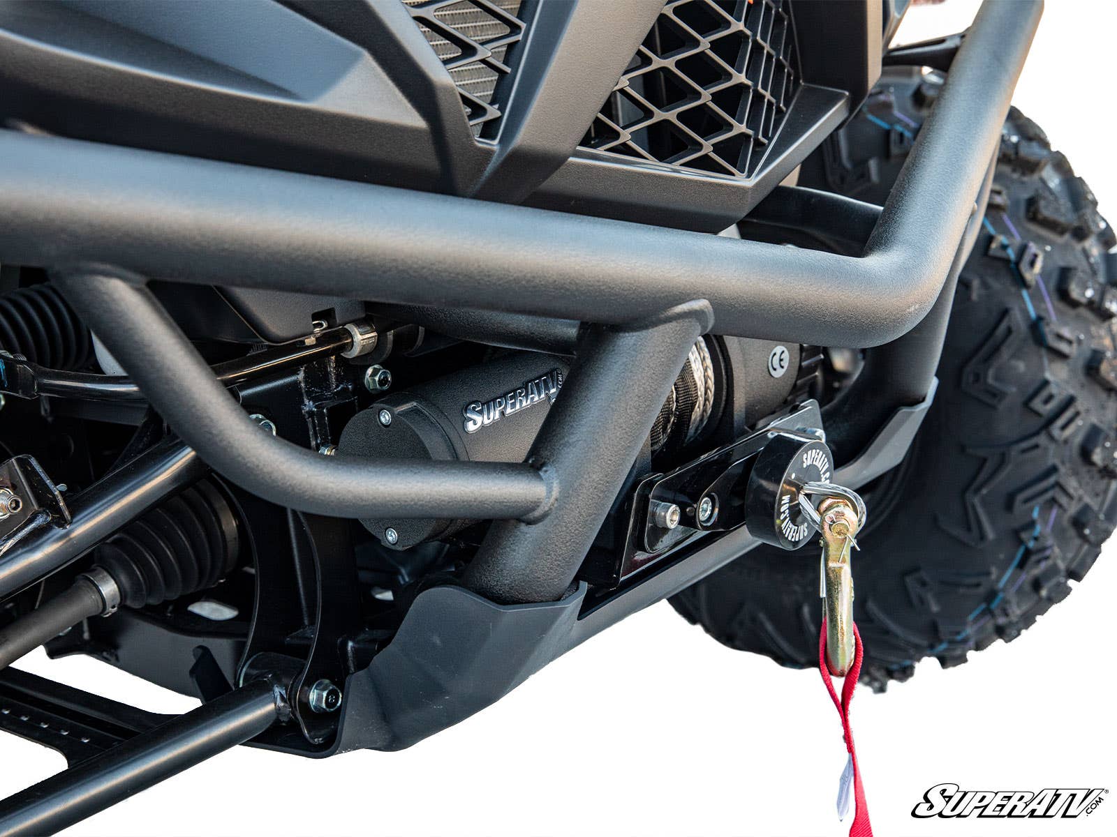 Photo of SuperATV Yamaha Wolverine X2 850 Winch Mounting Plate by SuperATV - Premium Winches & Winch Mounts for UTVs / Side by Sides