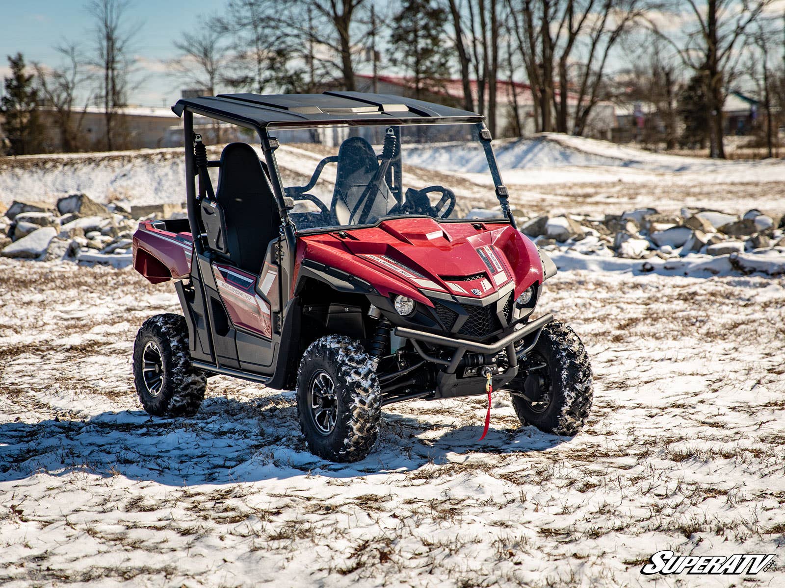 Photo of SuperATV Yamaha Wolverine X2 850 Winch Mounting Plate by SuperATV - Premium Winches & Winch Mounts for UTVs / Side by Sides