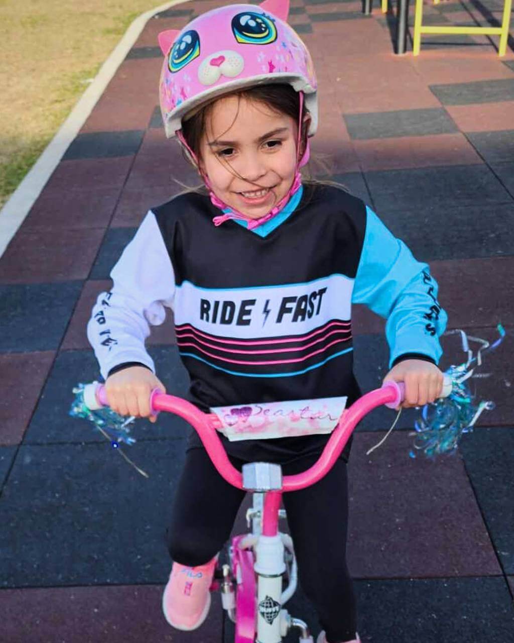 Photo of Youth Ride Fast Jersey by OFF-ROAD VIXENS CLOTHING CO. - Premium Youth for UTVs / Side by Sides