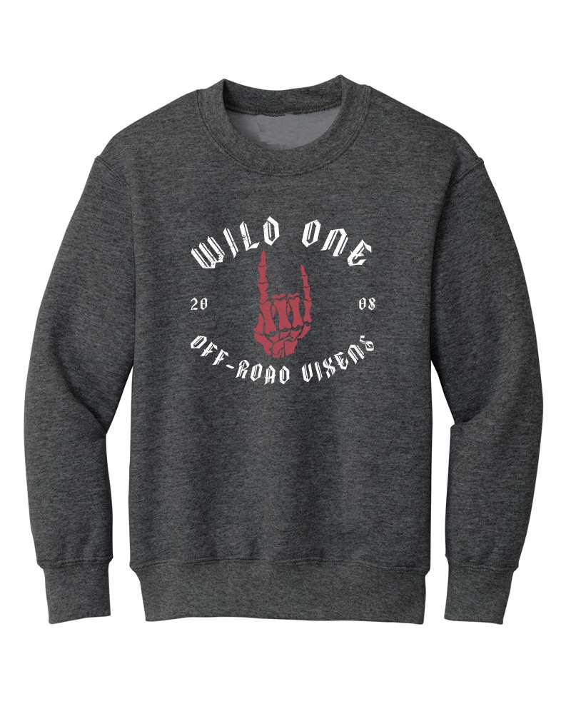 Photo of Youth Wild One Crewneck by OFF-ROAD VIXENS CLOTHING CO. - Premium Youth for UTVs / Side by Sides