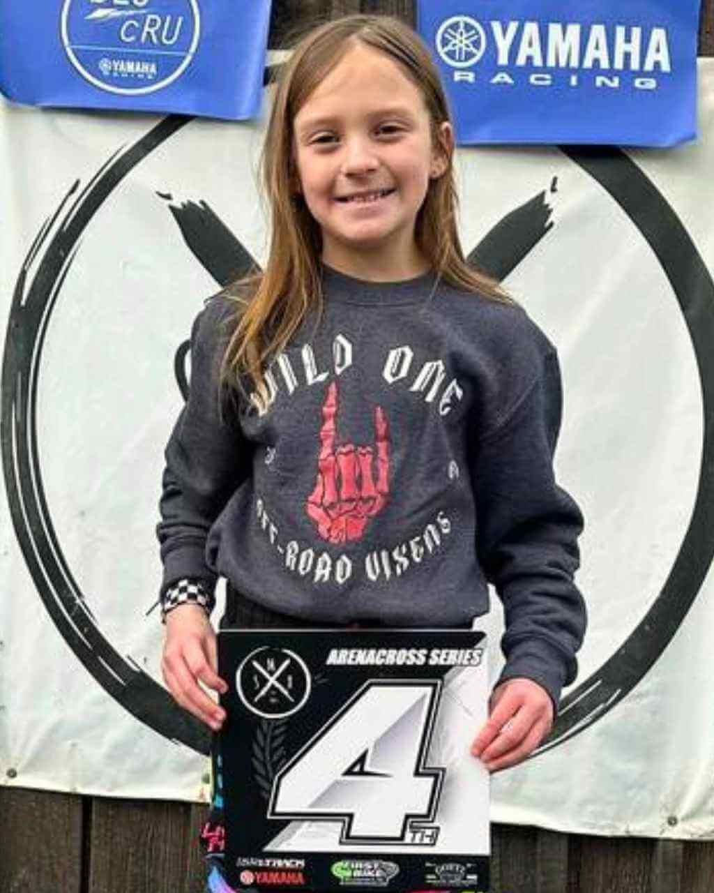 Photo of Youth Wild One Crewneck by OFF-ROAD VIXENS CLOTHING CO. - Premium Youth for UTVs / Side by Sides