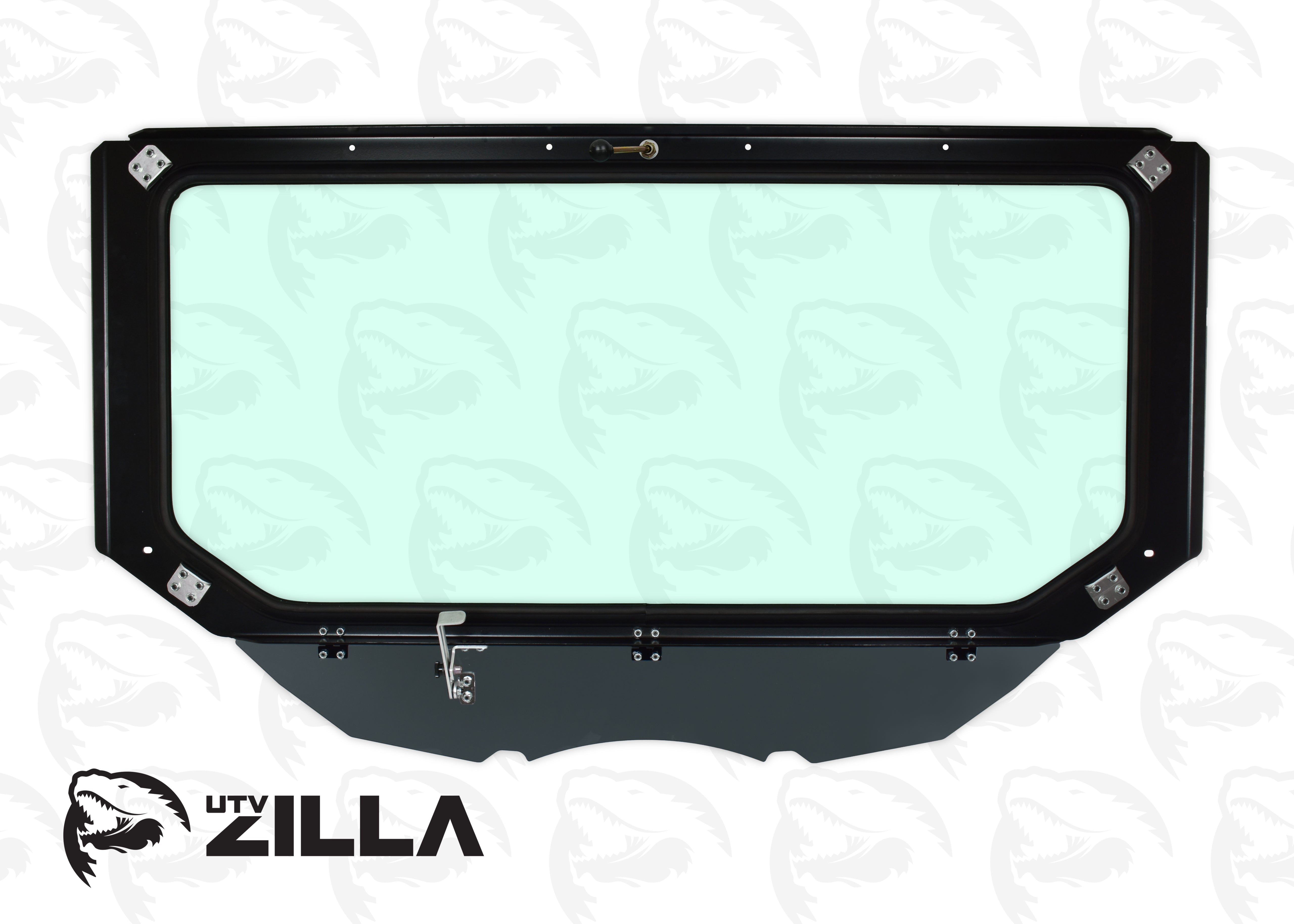 Photo of Black Vented Glass Windshield for CAN AM Maverick X3 with Wiper by UTVZILLA - Premium for UTVs / Side by Sides
