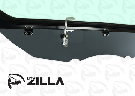 Photo of Black Vented Glass Windshield for CAN AM Maverick X3 with Wiper by UTVZILLA - Premium for UTVs / Side by Sides