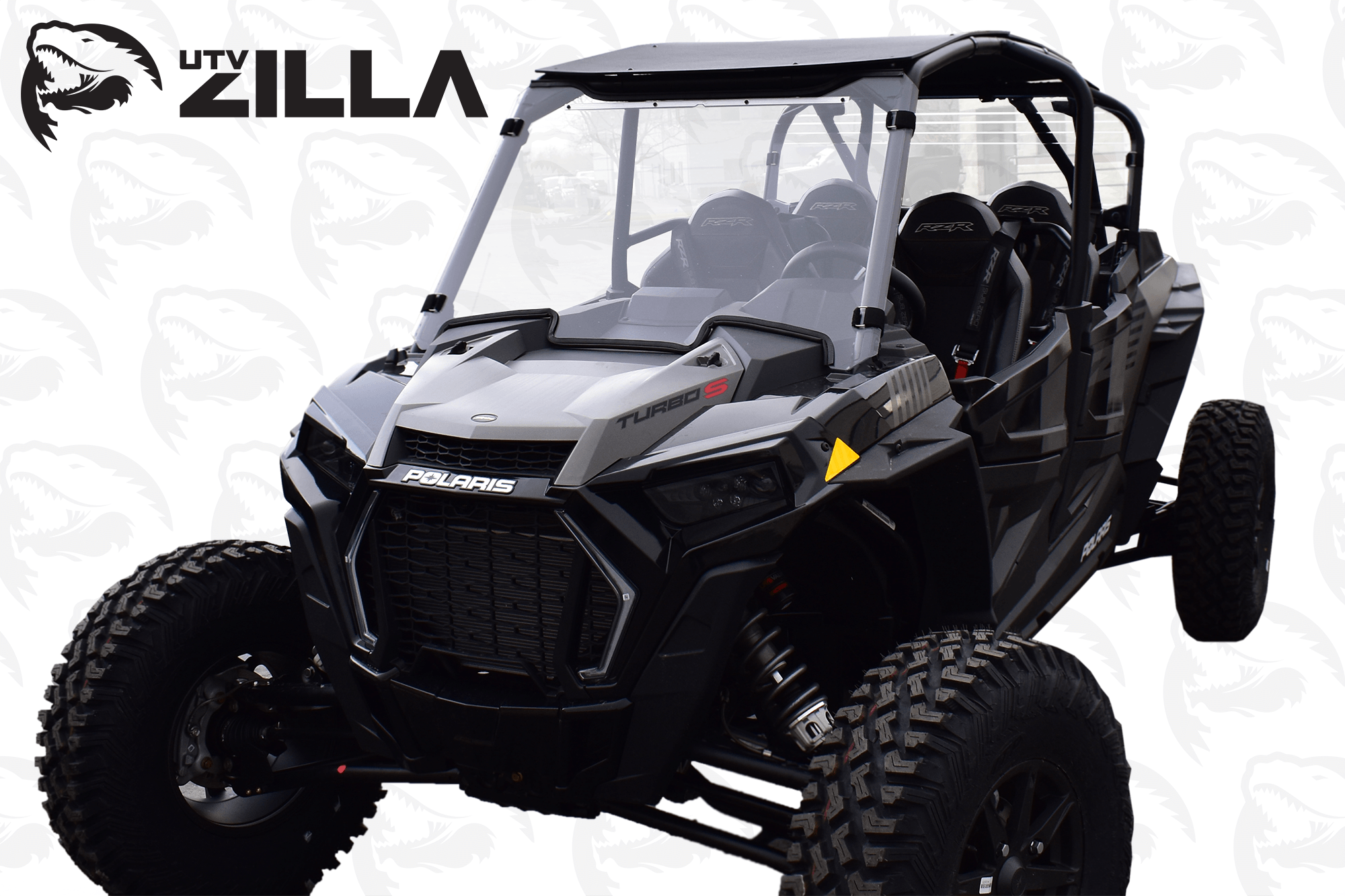 Photo of Black Aluminum Roof for RZR 4 Turbo S by UTVZILLA - Premium for UTVs / Side by Sides