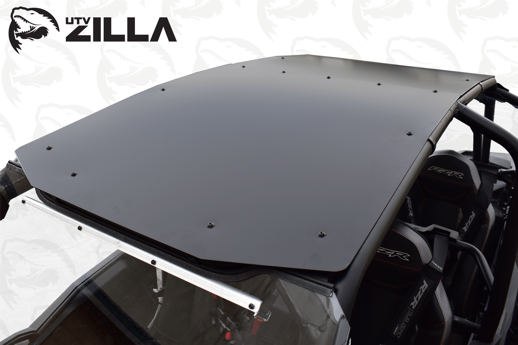 Photo of Black Aluminum Roof for RZR 4 Turbo S by UTVZILLA - Premium for UTVs / Side by Sides