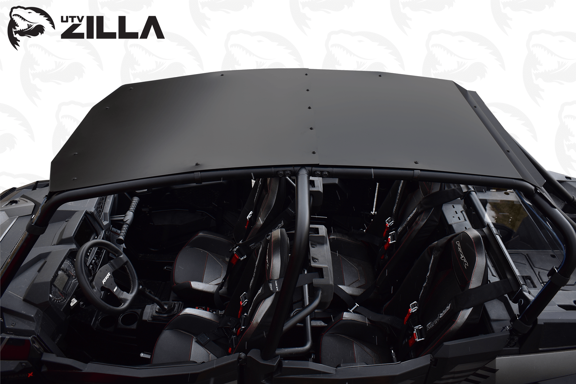 Photo of Black Aluminum Roof for RZR 4 Turbo S by UTVZILLA - Premium for UTVs / Side by Sides