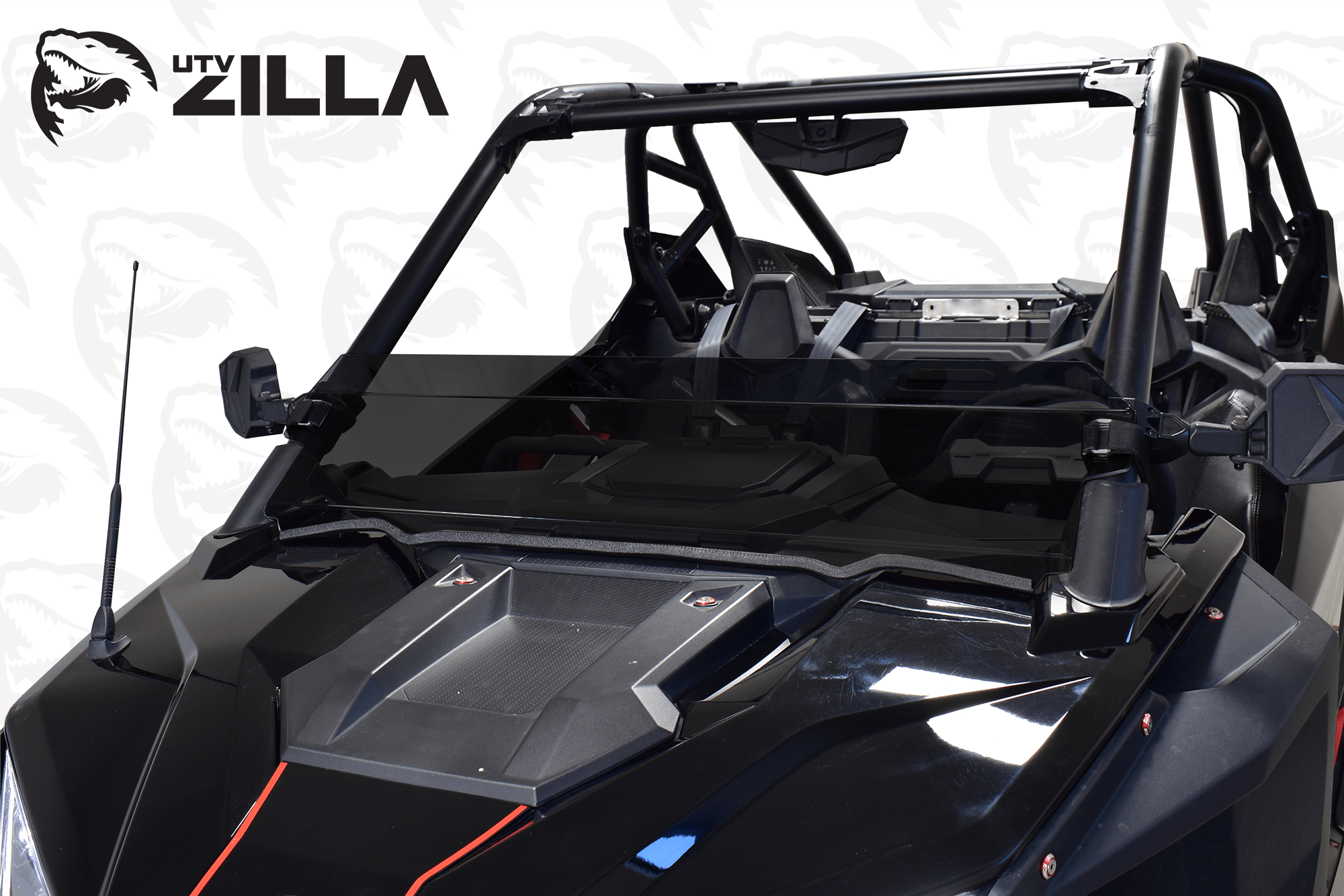 Photo of RZR Pro XP Half Polycarbonate Windshield by UTVZILLA - Premium for UTVs / Side by Sides