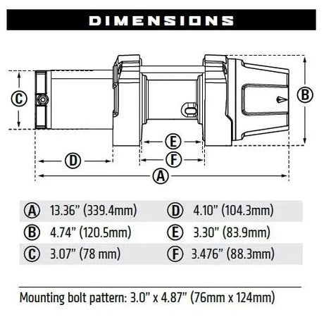 VRX 35-S POWERSPORT WINCH - 101030 - R1 Industries