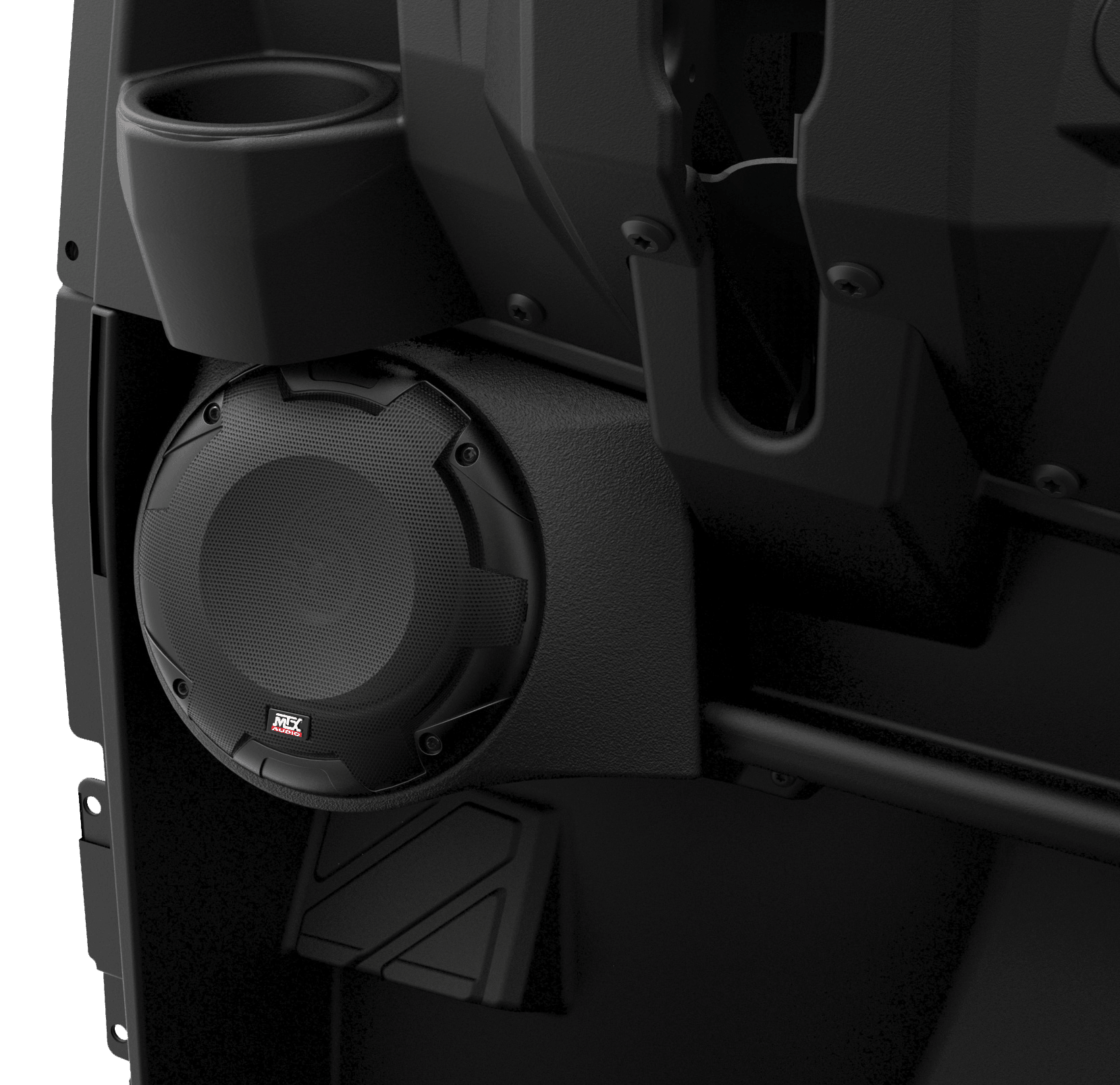 Photo of Polaris Ranger Dash Mount All-Weather Speaker Pods by MTX Audio - Premium Audio for UTVs / Side by Sides
