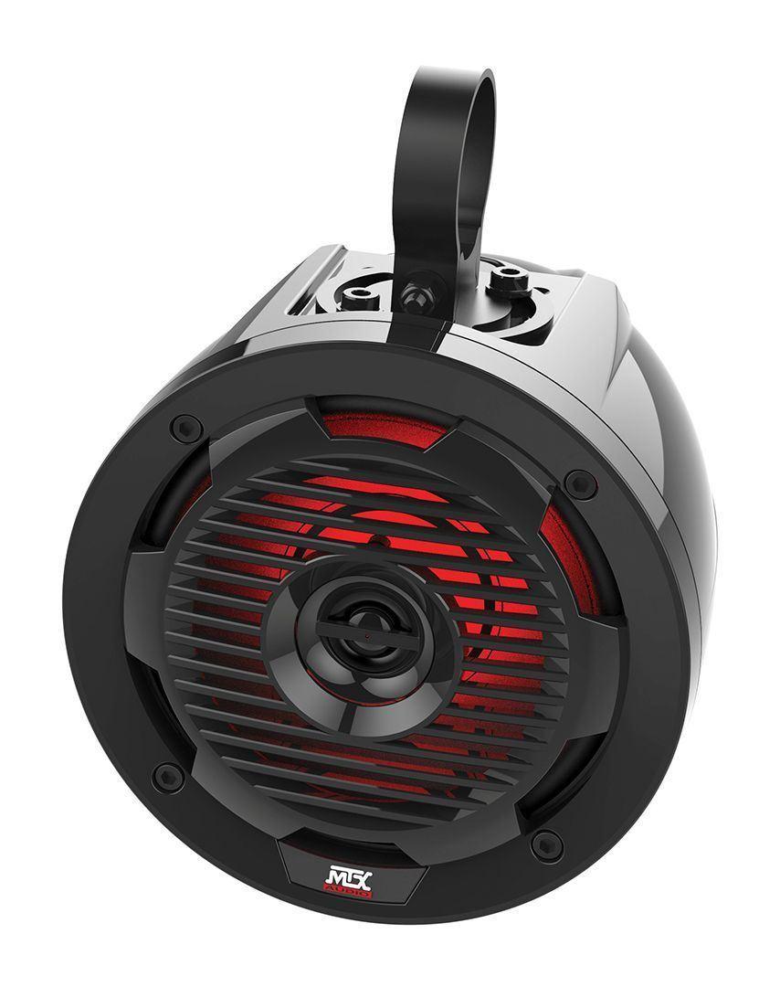 Photo of Universal Bluetooth Audio Package with Amplifier and 4 Roll Cage Speakers by MTX Audio - Premium Audio for UTVs / Side by Sides