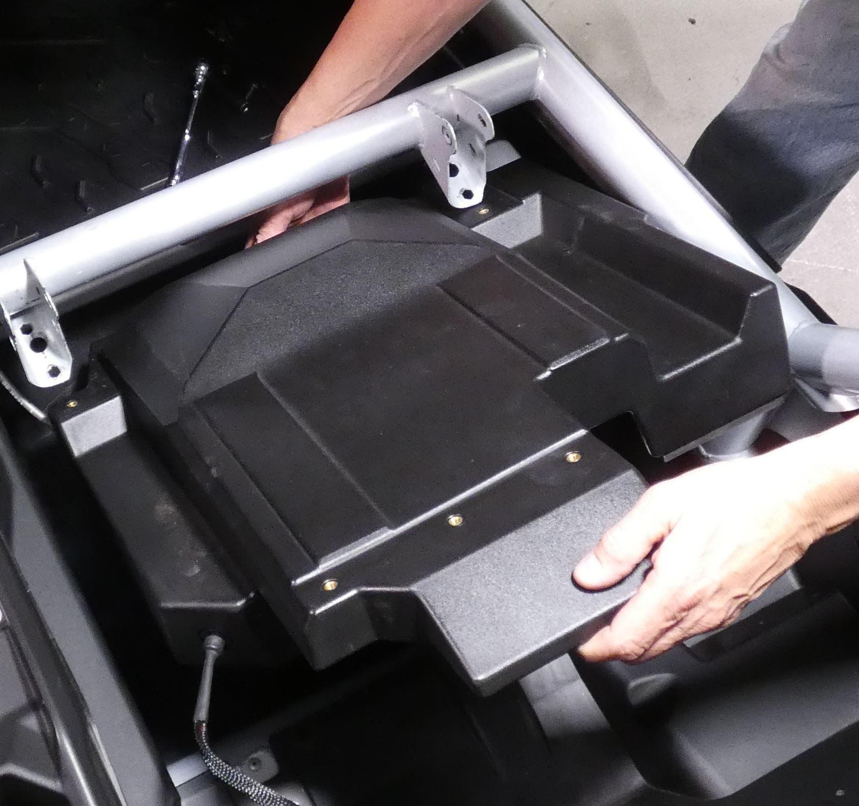 Photo of Can-Am X3 Passenger Side Subwoofer Enclosure by MTX Audio - Premium Audio for UTVs / Side by Sides