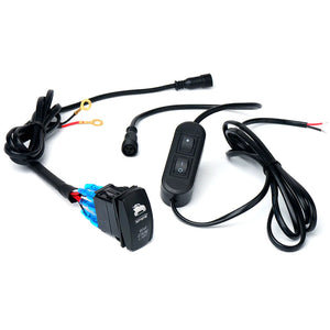 Xprite Wiring Harness with 2 Switches For LED Chase Rear Strobe Light Bars