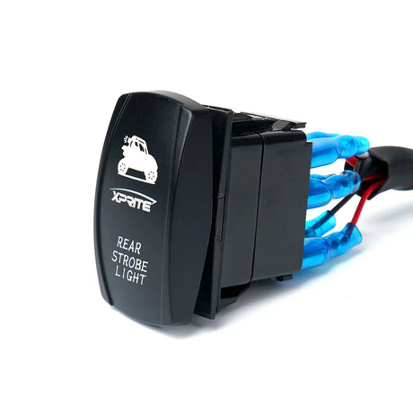 Xprite Wiring Harness with 2 Switches For LED Chase Rear Strobe Light Bars