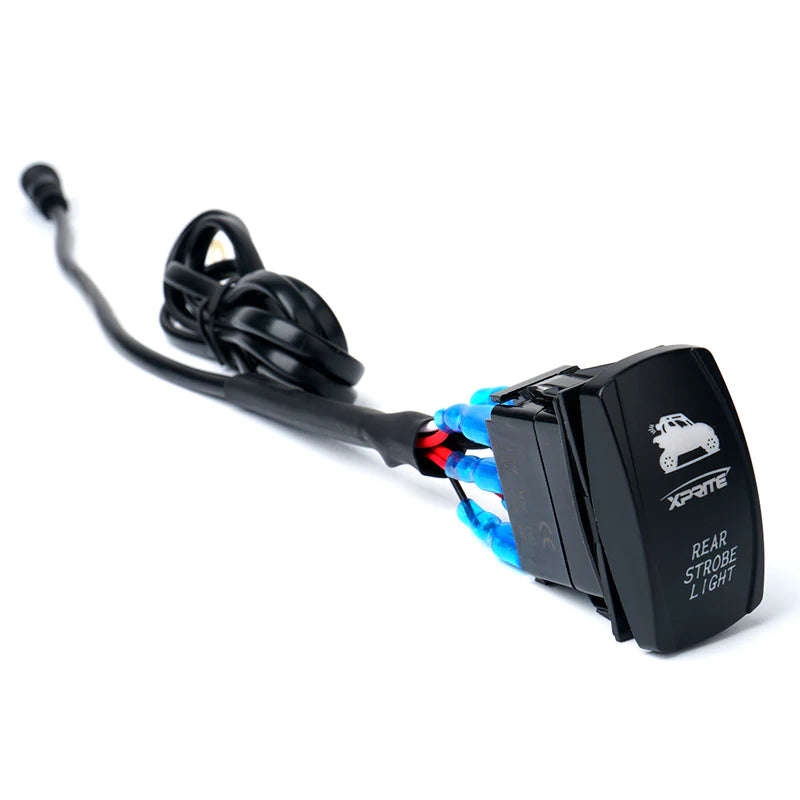 Xprite Wiring Harness with 2 Switches For LED Chase Rear Strobe Light Bars